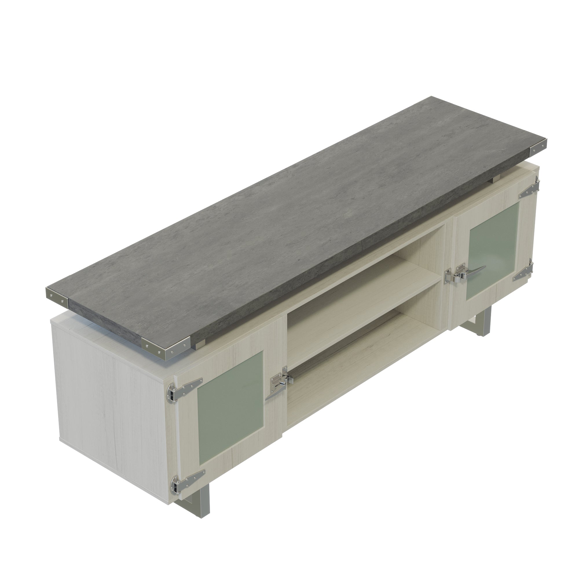 Mirella Low Wall Cabinet Glass