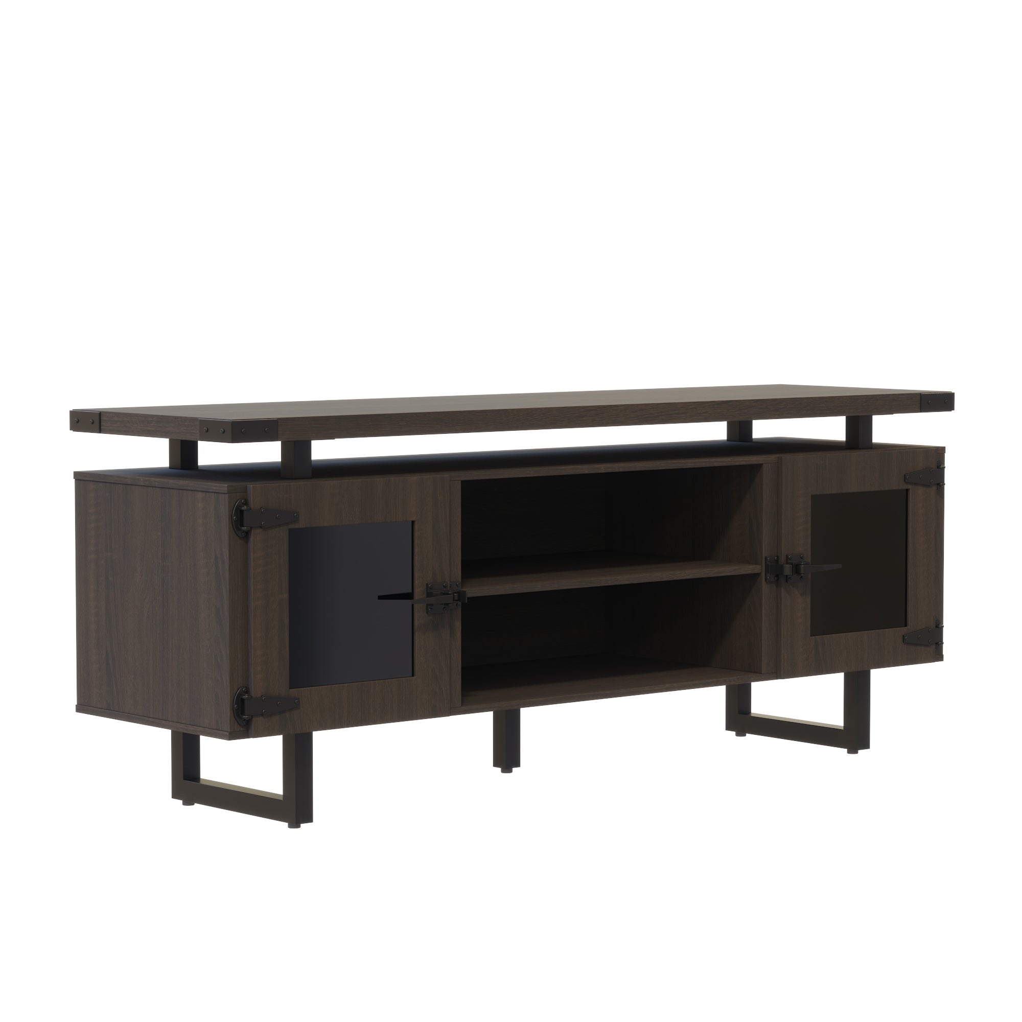 Mirella Low Wall Cabinet Glass