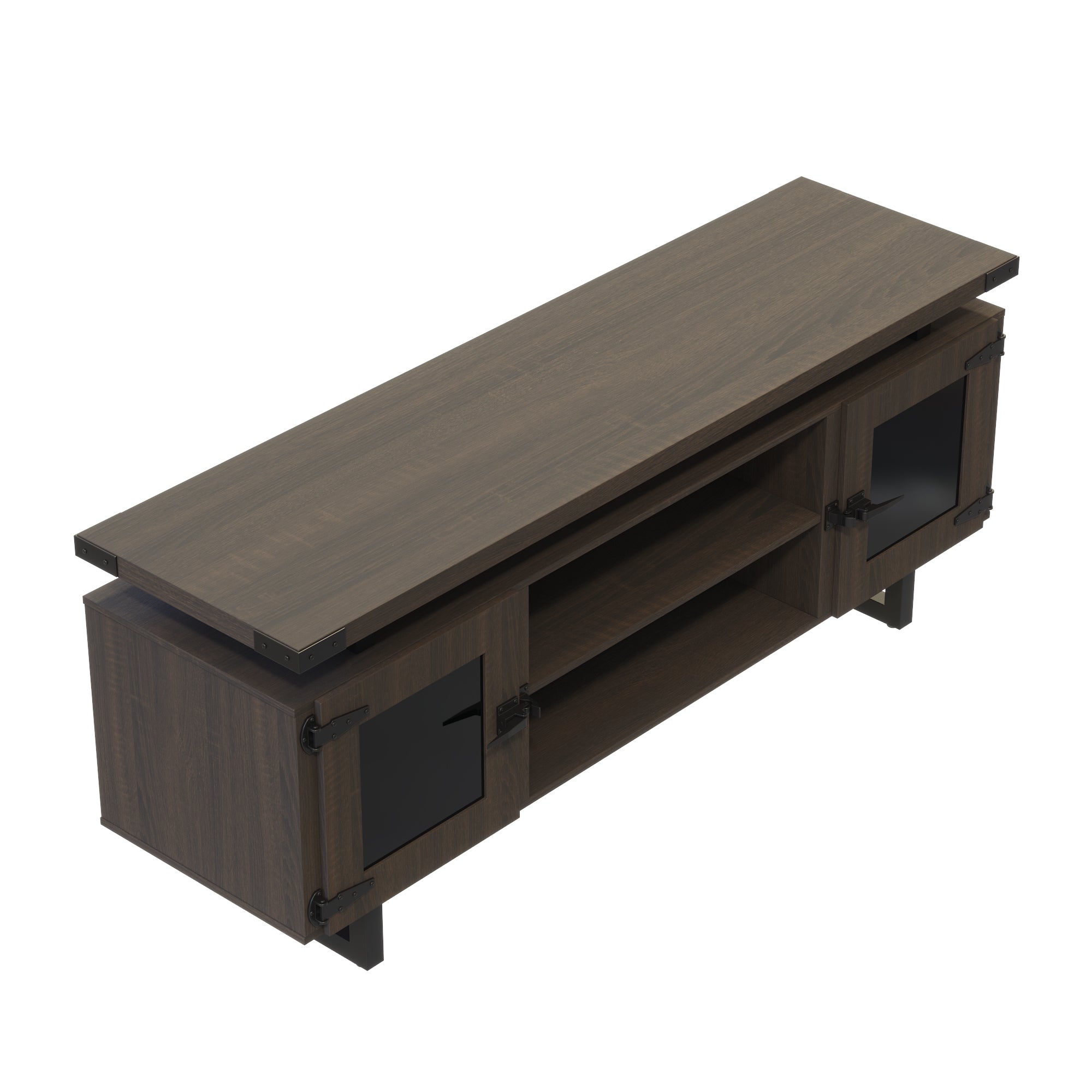 Mirella Low Wall Cabinet Glass