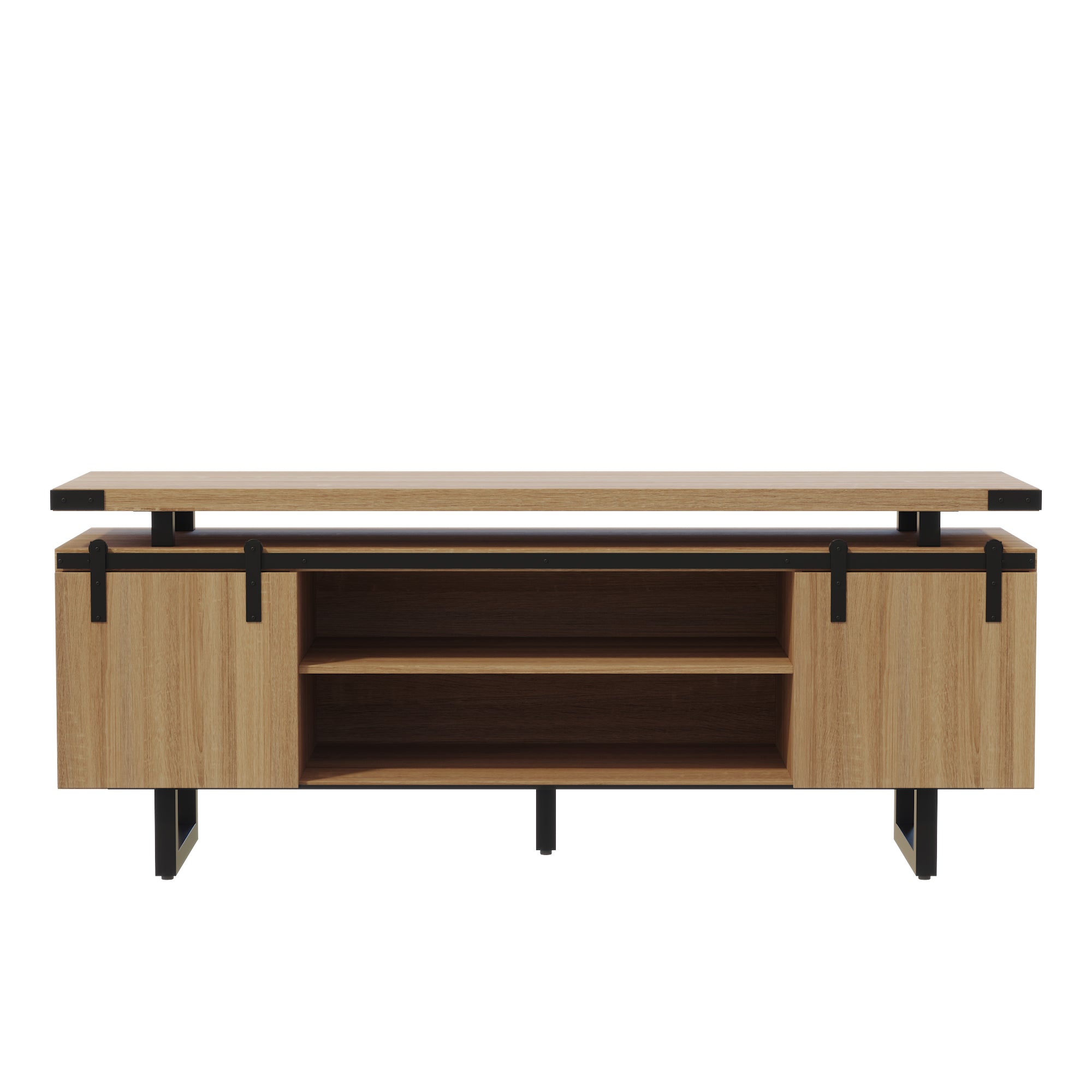 Mirella Low Wall Cabinet Wood