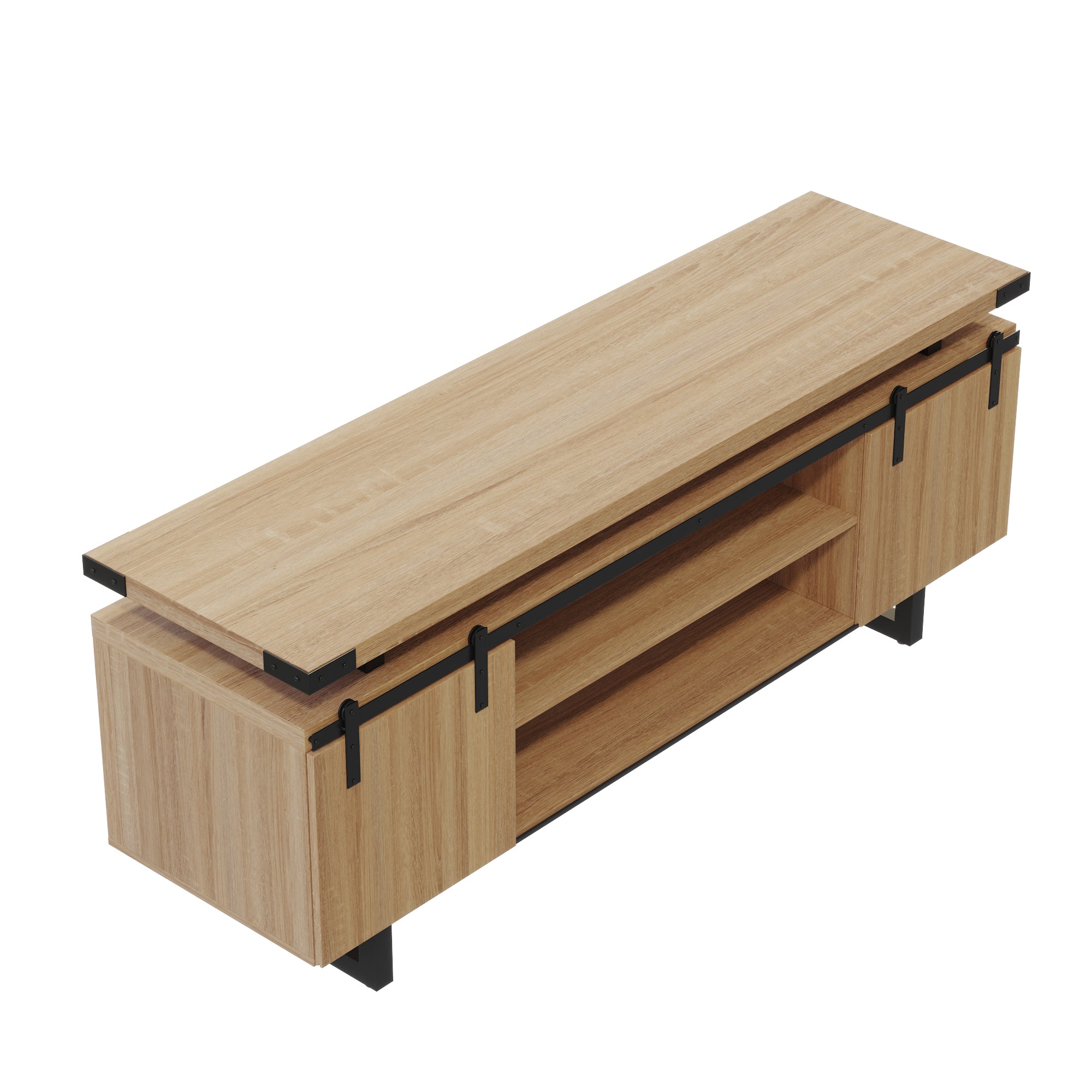 Mirella Low Wall Cabinet Wood