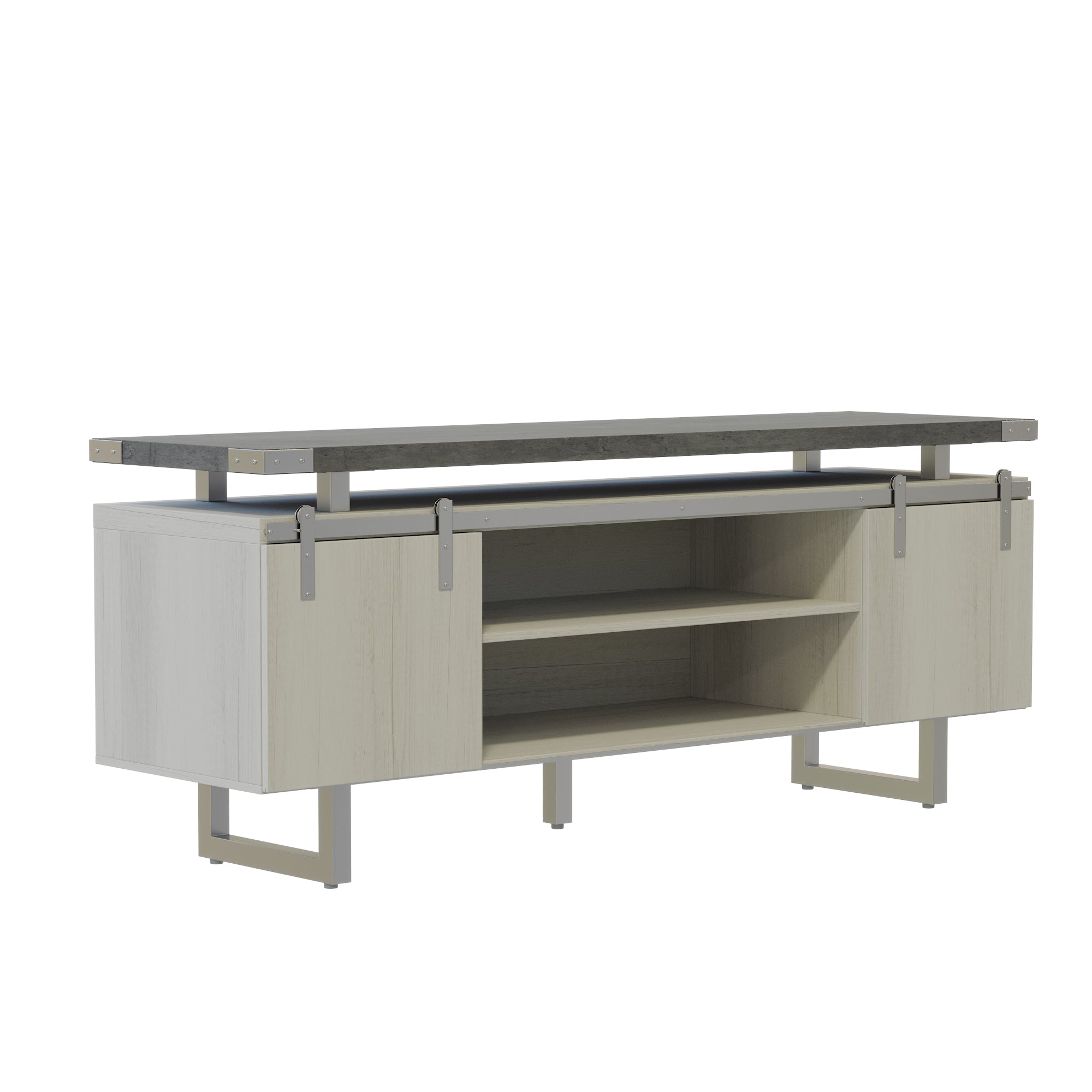 Mirella Low Wall Cabinet Wood