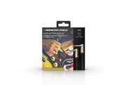 Monster MROCK2-0.75DAWW Prolink Rock 1/4" Instrument Cable. 8 in - Right Angle to Right Angle