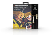 Monster MROCK2-21AWW Prolink Rock 1/4" Instrument Cable. 21 ft - Right Angle to Straight