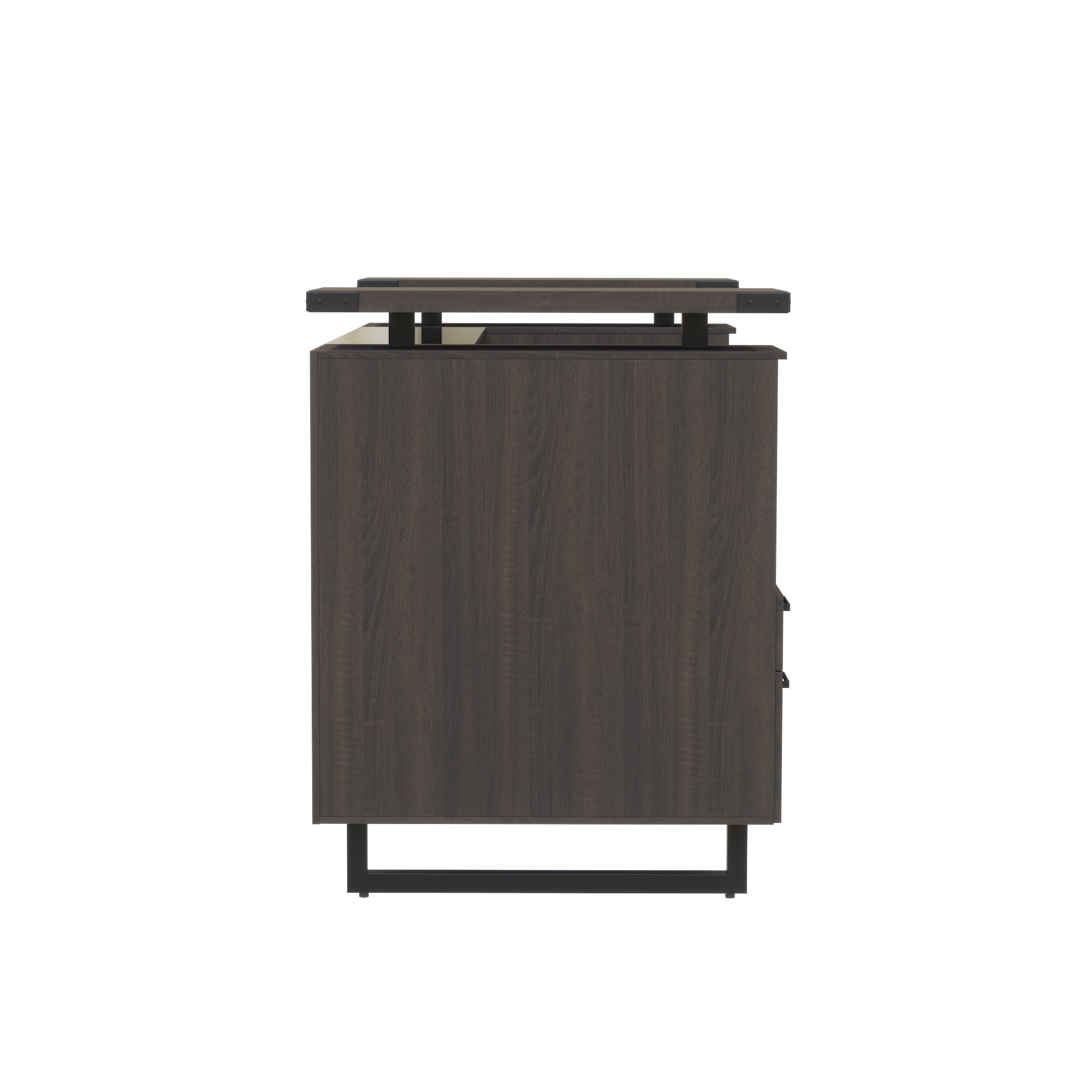 Mirella Recept W/ Smoke Glass