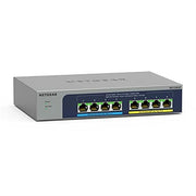 Netgear 8-port Ultra60 PoE++ Multi-Gigabit (2.5G) Ethernet Plus Switch - 8 Ports - 2.5 Gigabit Ethernet - MS108UP100NAS
