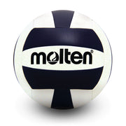 Camp/Recreation Volleyball MS500 Blue/White Machine Stitched Camp Ball, Ultra Soft Cover, Official Size