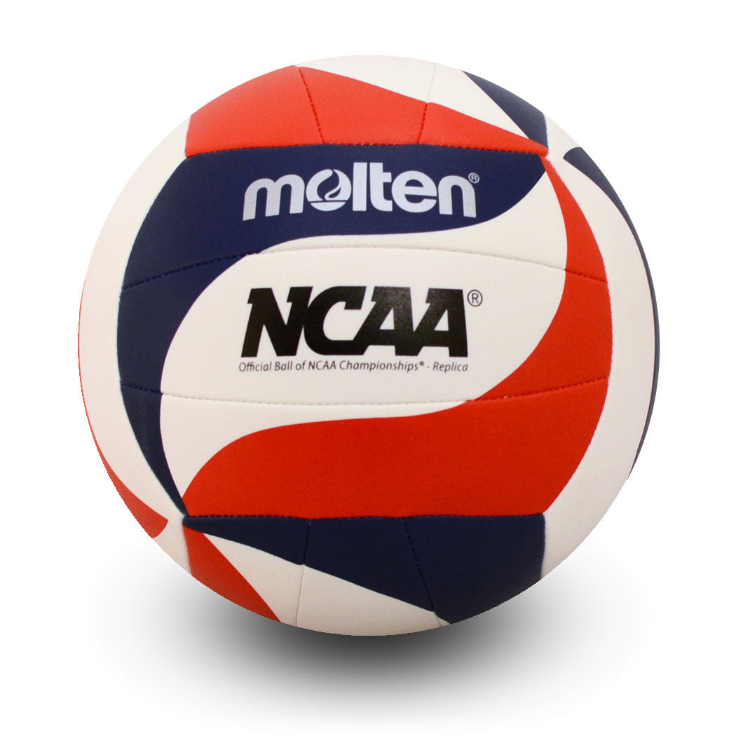 Camp/Recreation Volleyball MS500 Red/White/Blue, V5M5000 Replica Machine Stitched Camp Ball, Ultra Soft Cover, Official Size