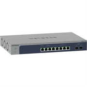 NETGEAR 8-Port Multi-Gigabit/10G Ethernet Smart Switch, Ultra60 PoE++, 295W Budget, Cloud Management, by NETGEAR, MS510TXUP