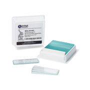 United Scientific® Microscope Slides, Glass, Plain, Rounded Corner, 3" X 1", Pk/72, comes with 72