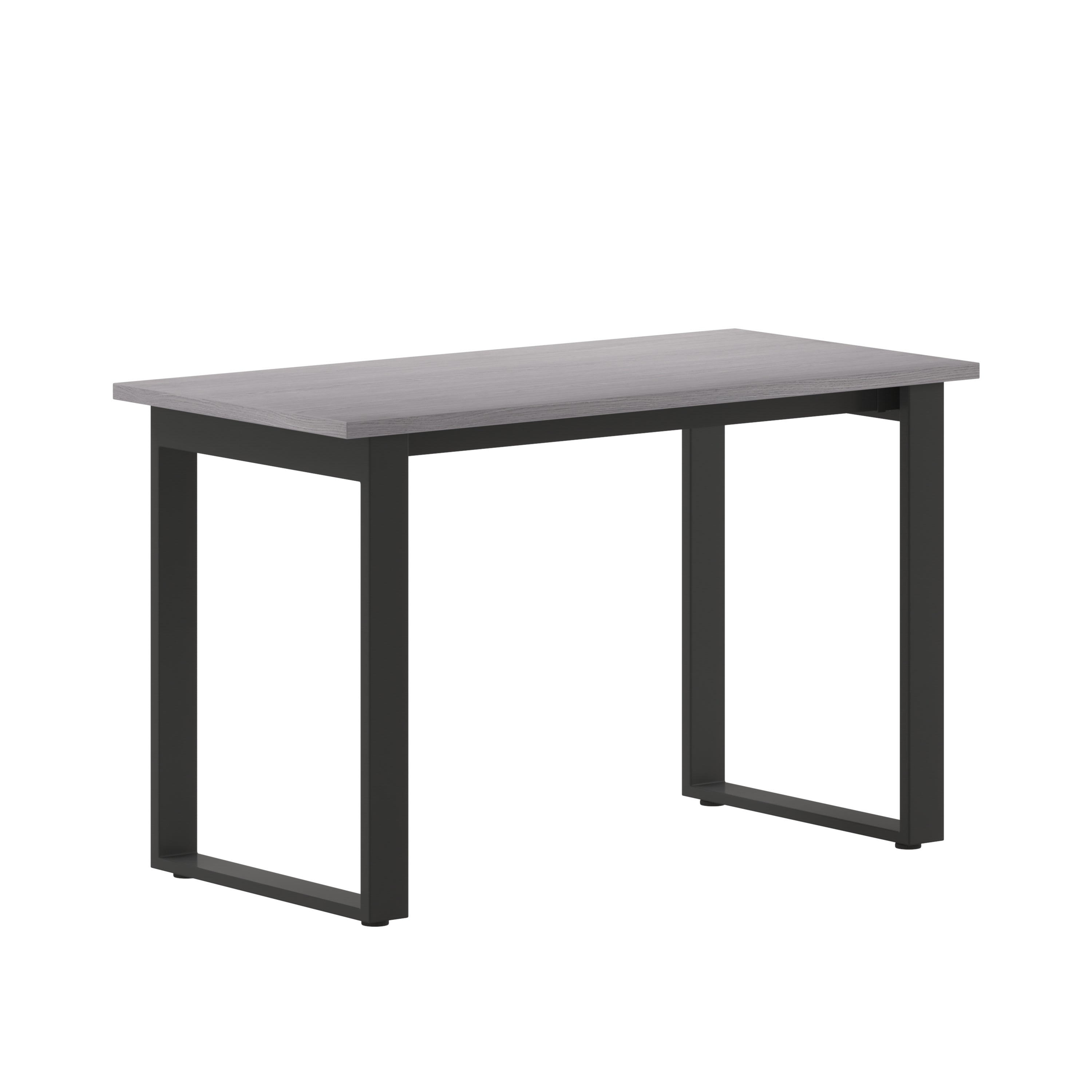 Redmond Commercial 48x24 Conference Table with 1" Thick Double Sided Laminate Table Top with PVC Edging and Heavy Duty U-Frame Steel Base, Gray Oak