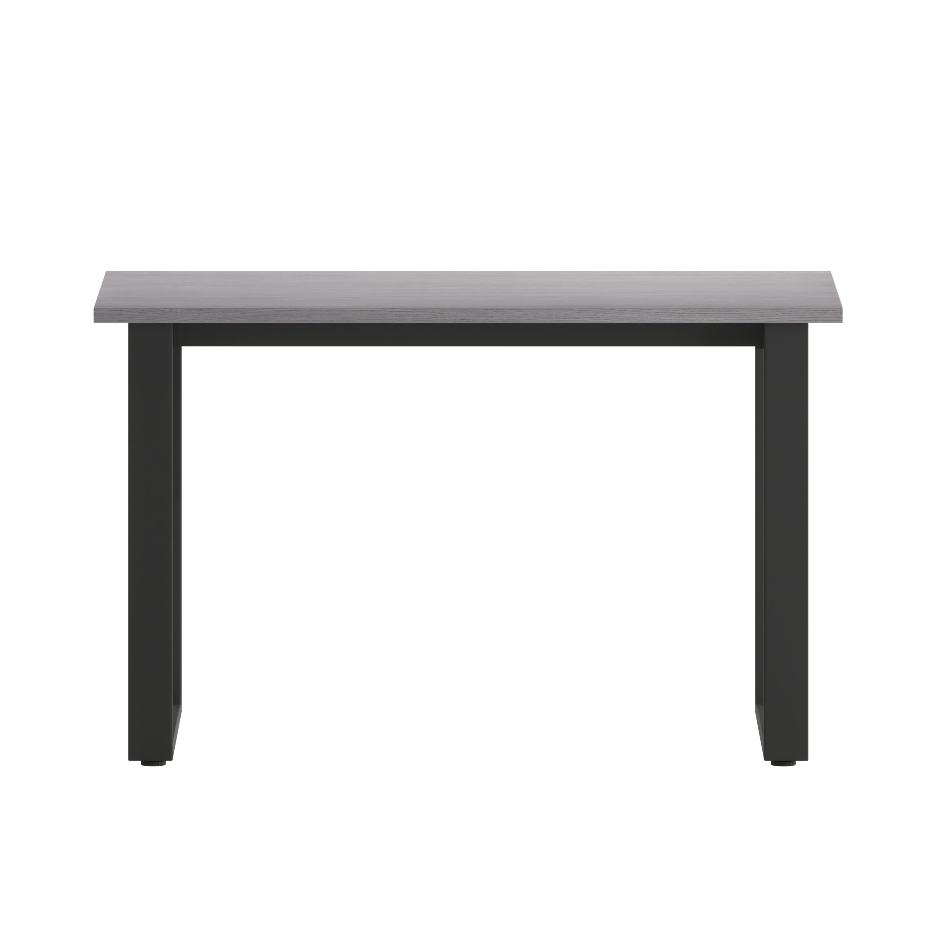 Redmond Commercial 48x24 Conference Table with 1" Thick Double Sided Laminate Table Top with PVC Edging and Heavy Duty U-Frame Steel Base, Gray Oak