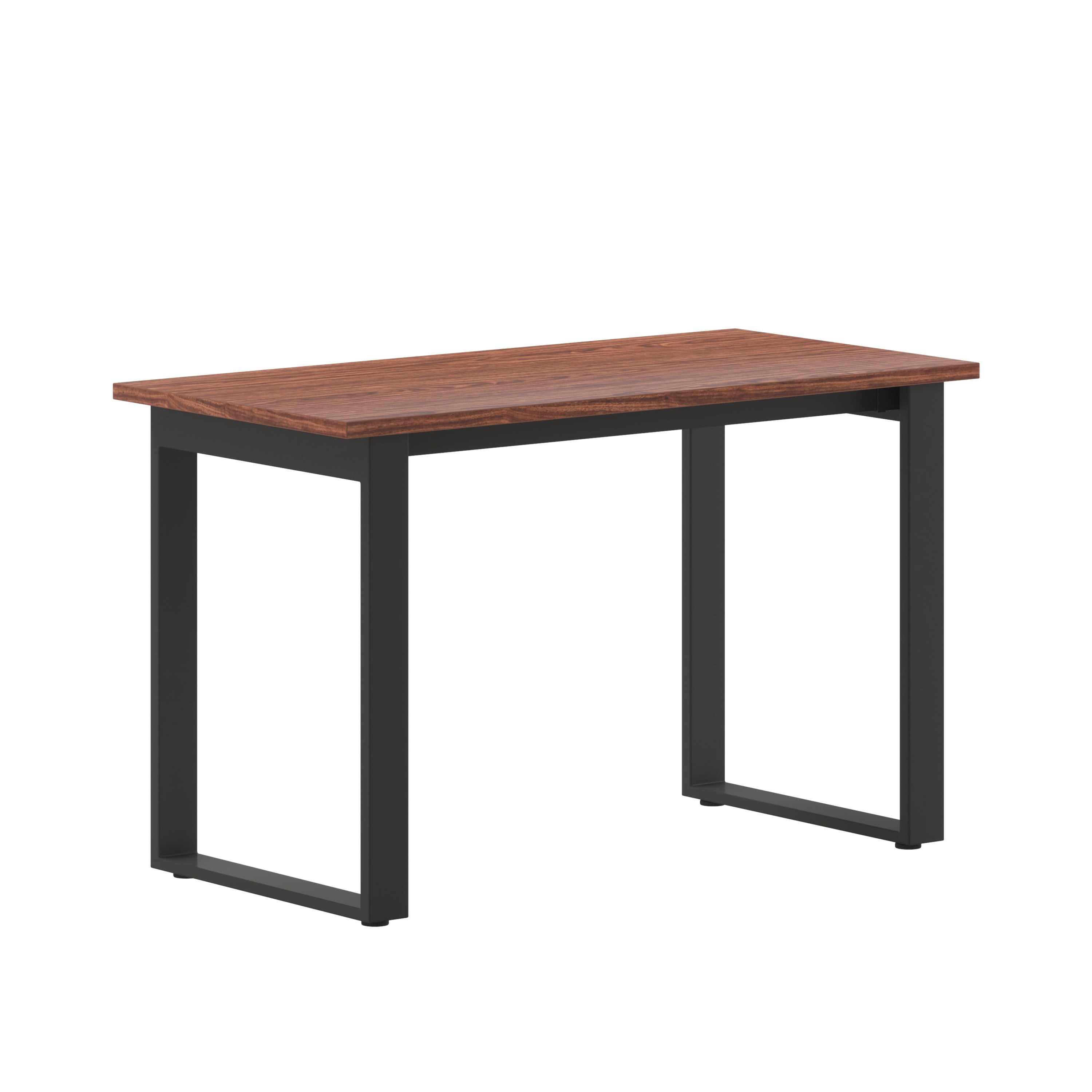 Redmond Commercial 48x24 Conference Table with 1" Thick Double Sided Laminate Table Top with PVC Edging and Heavy Duty U-Frame Steel Base, Walnut