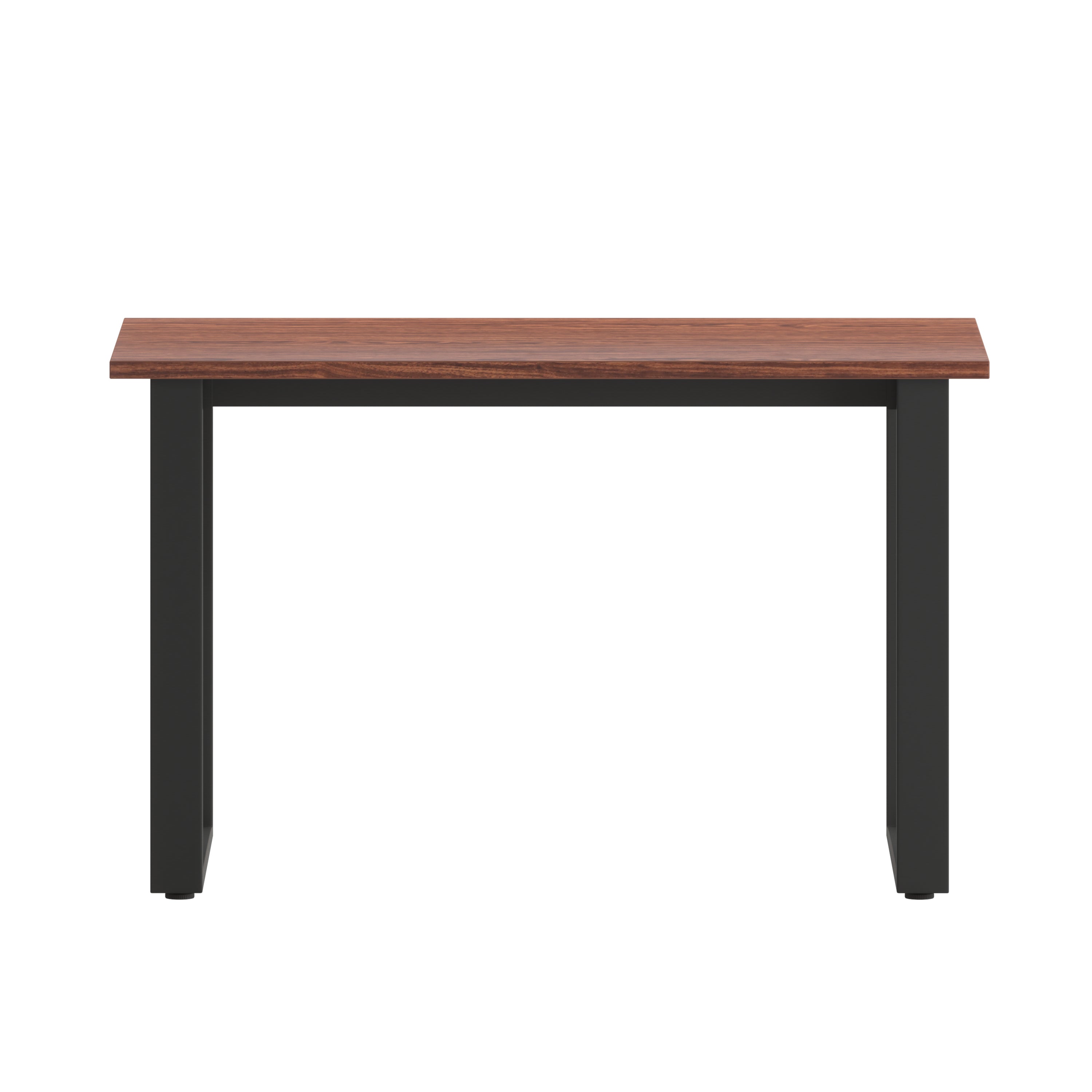 Redmond Commercial 48x24 Conference Table with 1" Thick Double Sided Laminate Table Top with PVC Edging and Heavy Duty U-Frame Steel Base, Walnut