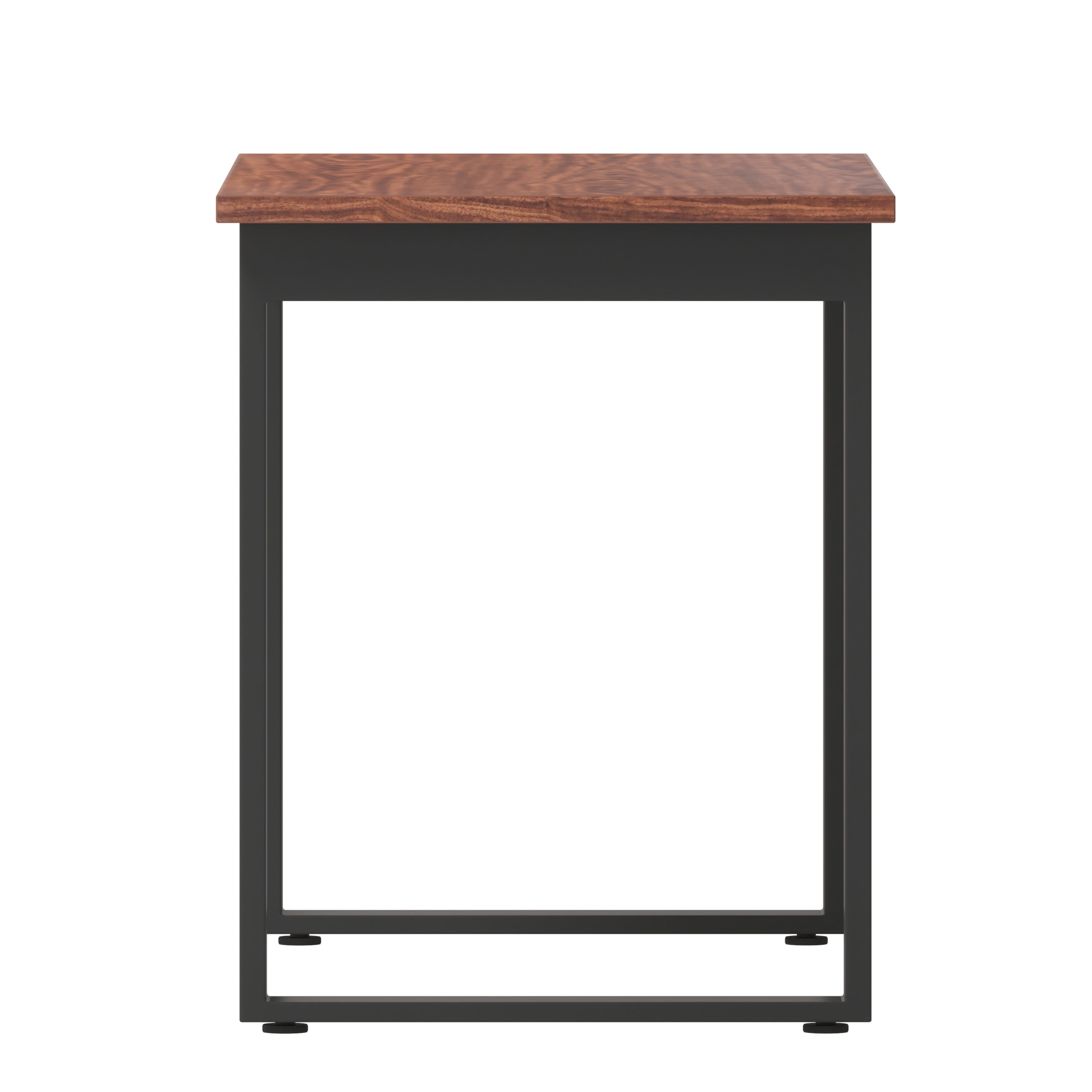 Redmond Commercial 48x24 Conference Table with 1" Thick Double Sided Laminate Table Top with PVC Edging and Heavy Duty U-Frame Steel Base, Walnut