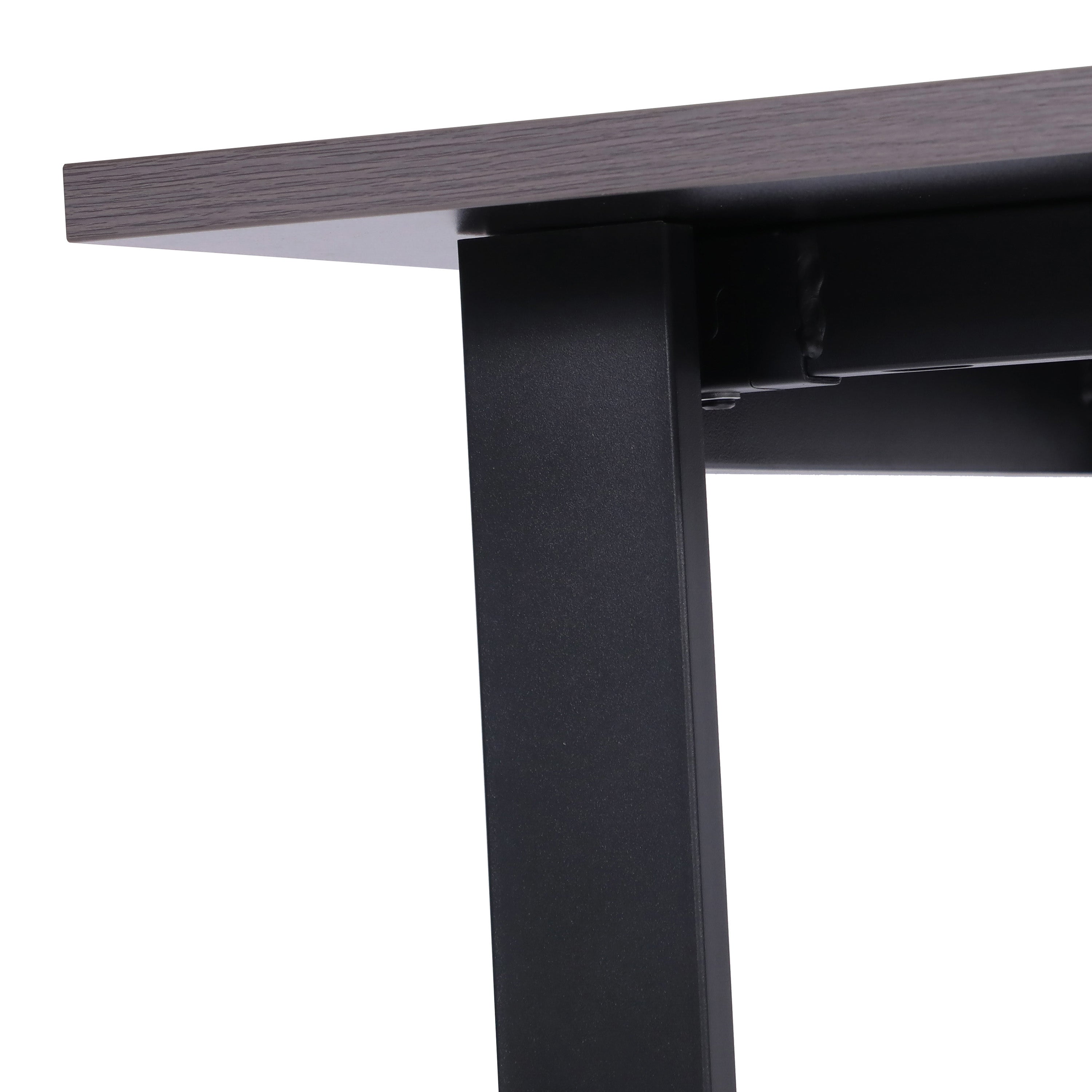 Redmond Commercial 48x30 Conference Table with 1" Thick Double Sided Laminate Table Top with PVC Edging and Heavy Duty U-Frame Steel Base, Gray Oak