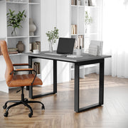Redmond Commercial 48x30 Conference Table with 1" Thick Double Sided Laminate Table Top with PVC Edging and Heavy Duty U-Frame Steel Base, Gray Oak