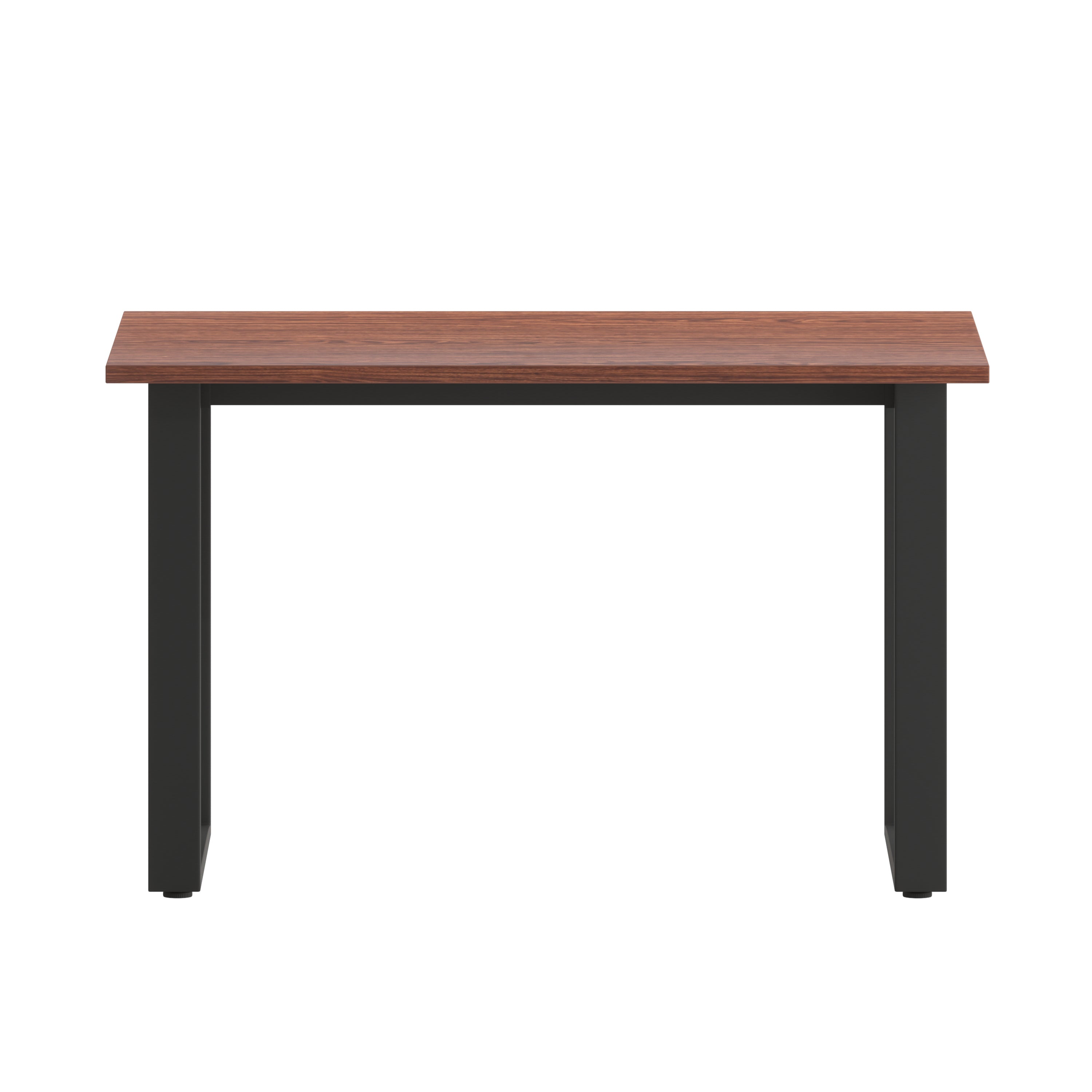 Redmond Commercial 48x30 Conference Table with 1" Thick Double Sided Laminate Table Top with PVC Edging and Heavy Duty U-Frame Steel Base, Walnut