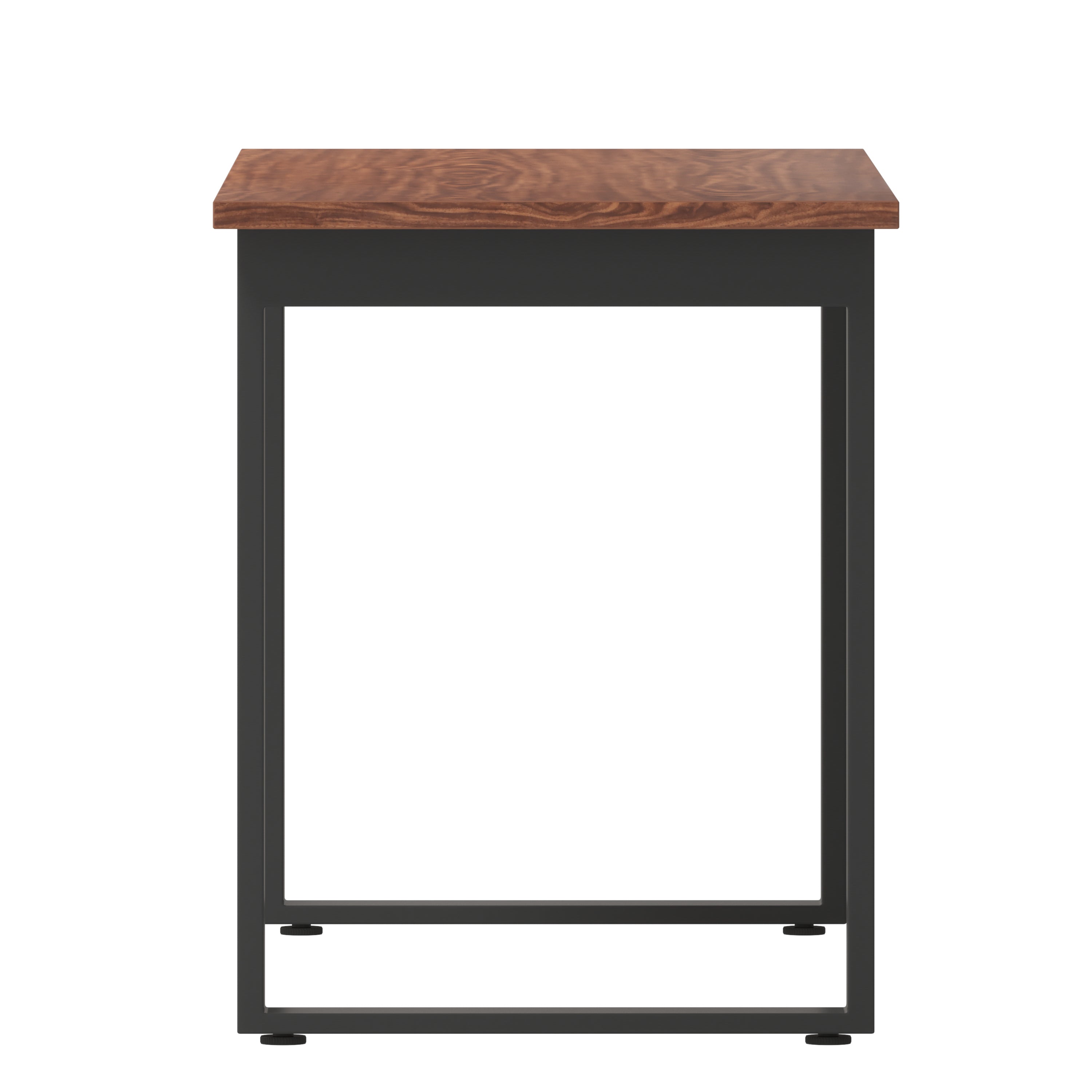 Redmond Commercial 60x24 Conference Table with 1" Thick Double Sided Laminate Table Top with PVC Edging and Heavy Duty U-Frame Steel Base, Walnut