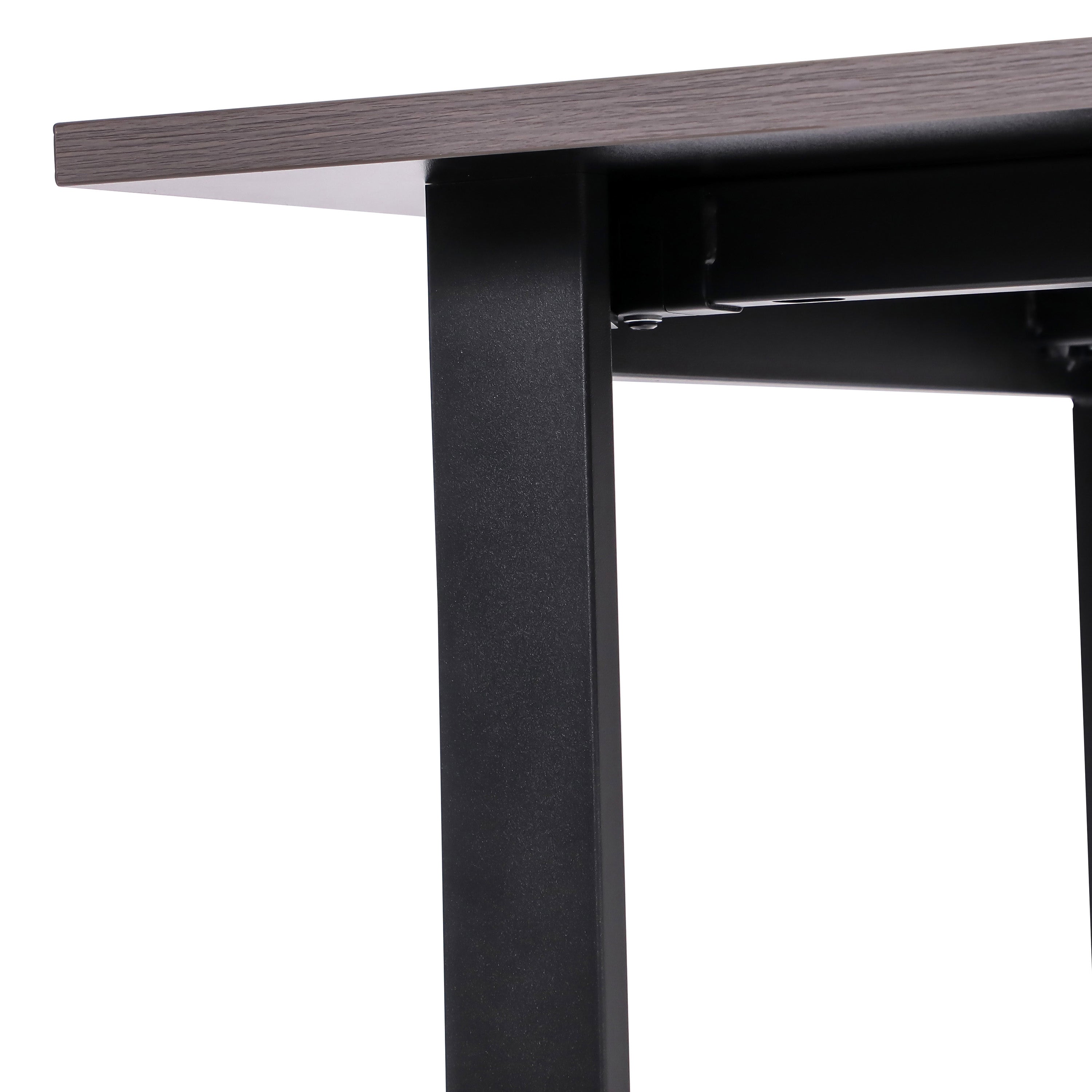 Redmond Commercial 60x30 Conference Table with 1" Thick Double Sided Laminate Table Top with PVC Edging and Heavy Duty U-Frame Steel Base, Gray Oak