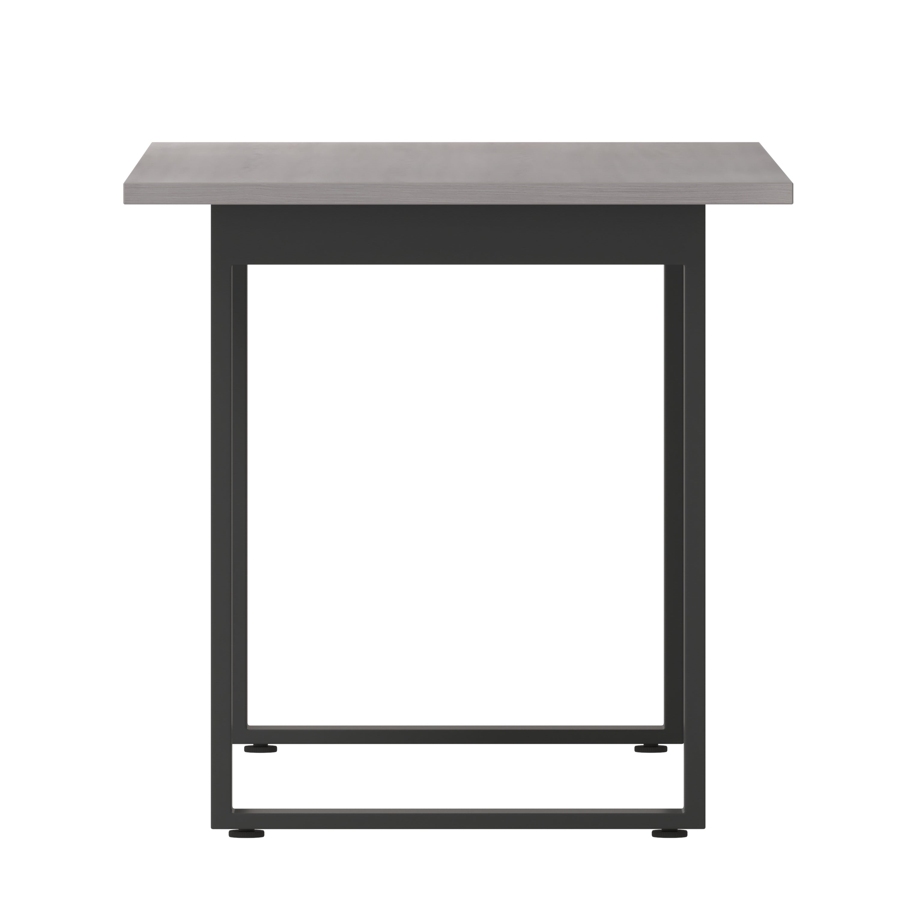Redmond Commercial 60x30 Conference Table with 1" Thick Double Sided Laminate Table Top with PVC Edging and Heavy Duty U-Frame Steel Base, Gray Oak