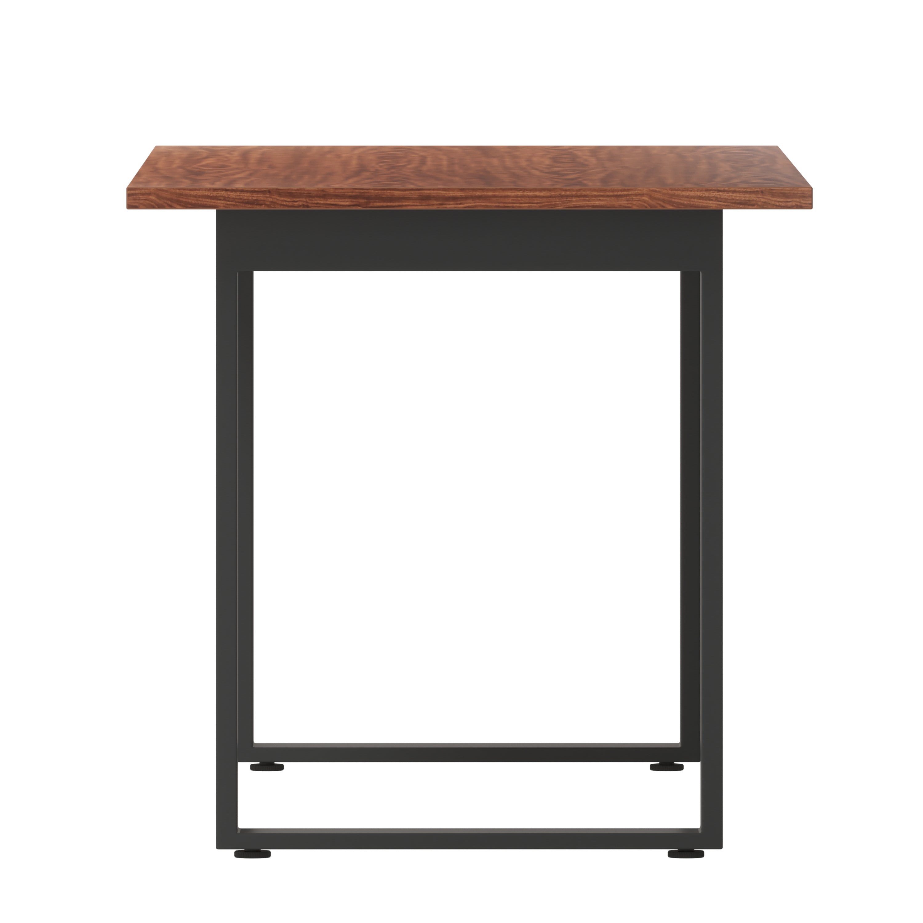 Redmond Commercial 60x30 Conference Table with 1" Thick Double Sided Laminate Table Top with PVC Edging and Heavy Duty U-Frame Steel Base, Walnut