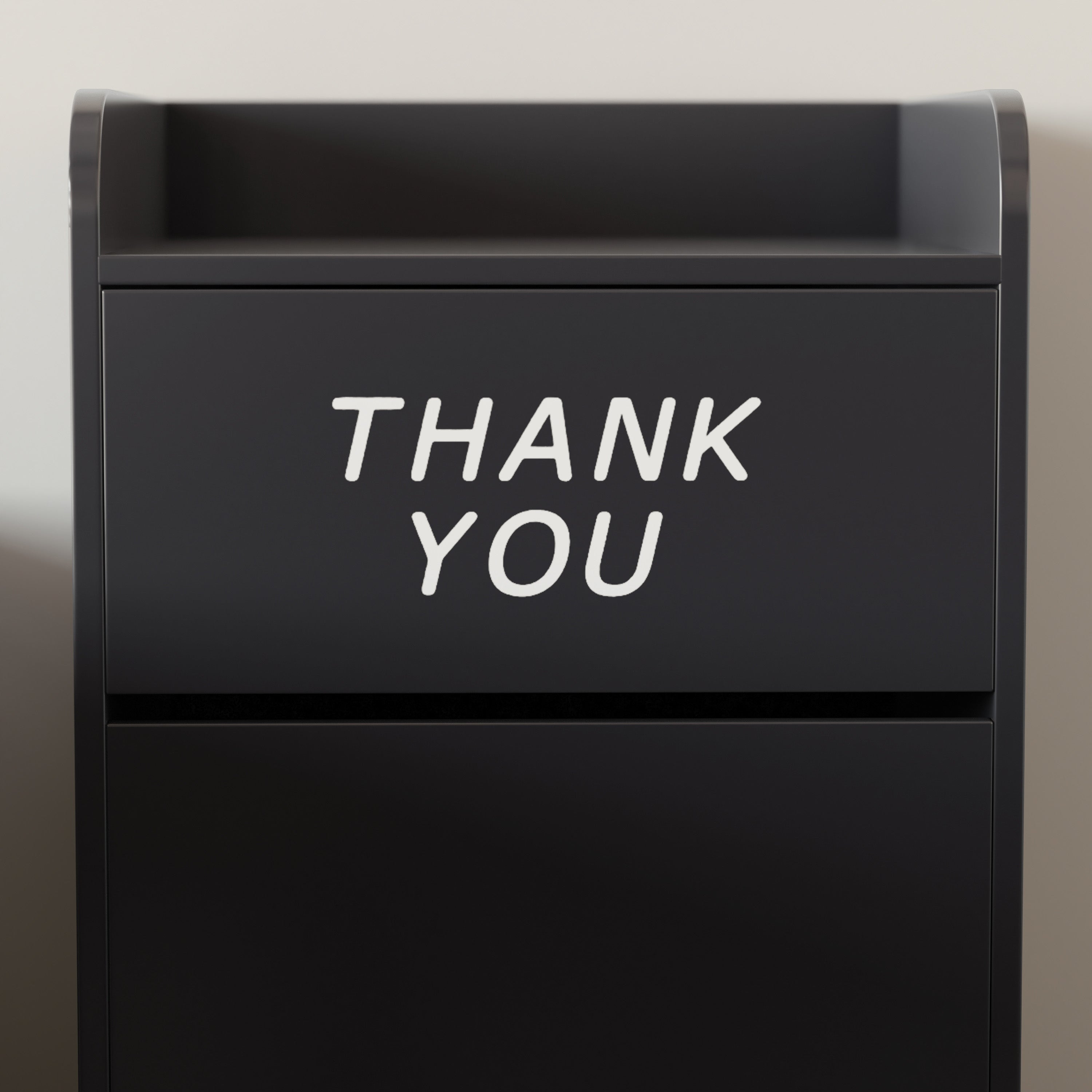 Sony Wood Tray Top Receptacle in Black