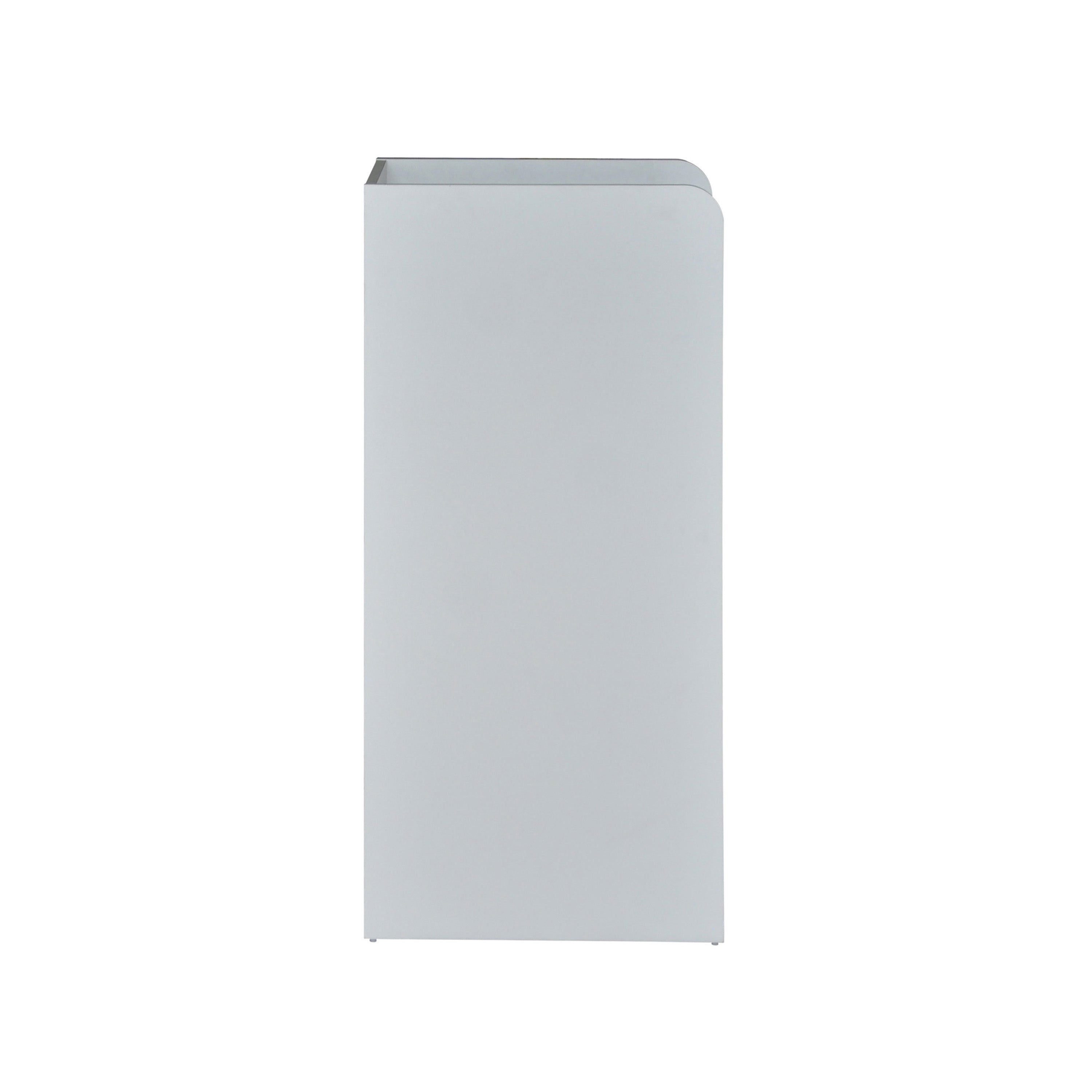 Sony Wood Tray Top Receptacle in Gray