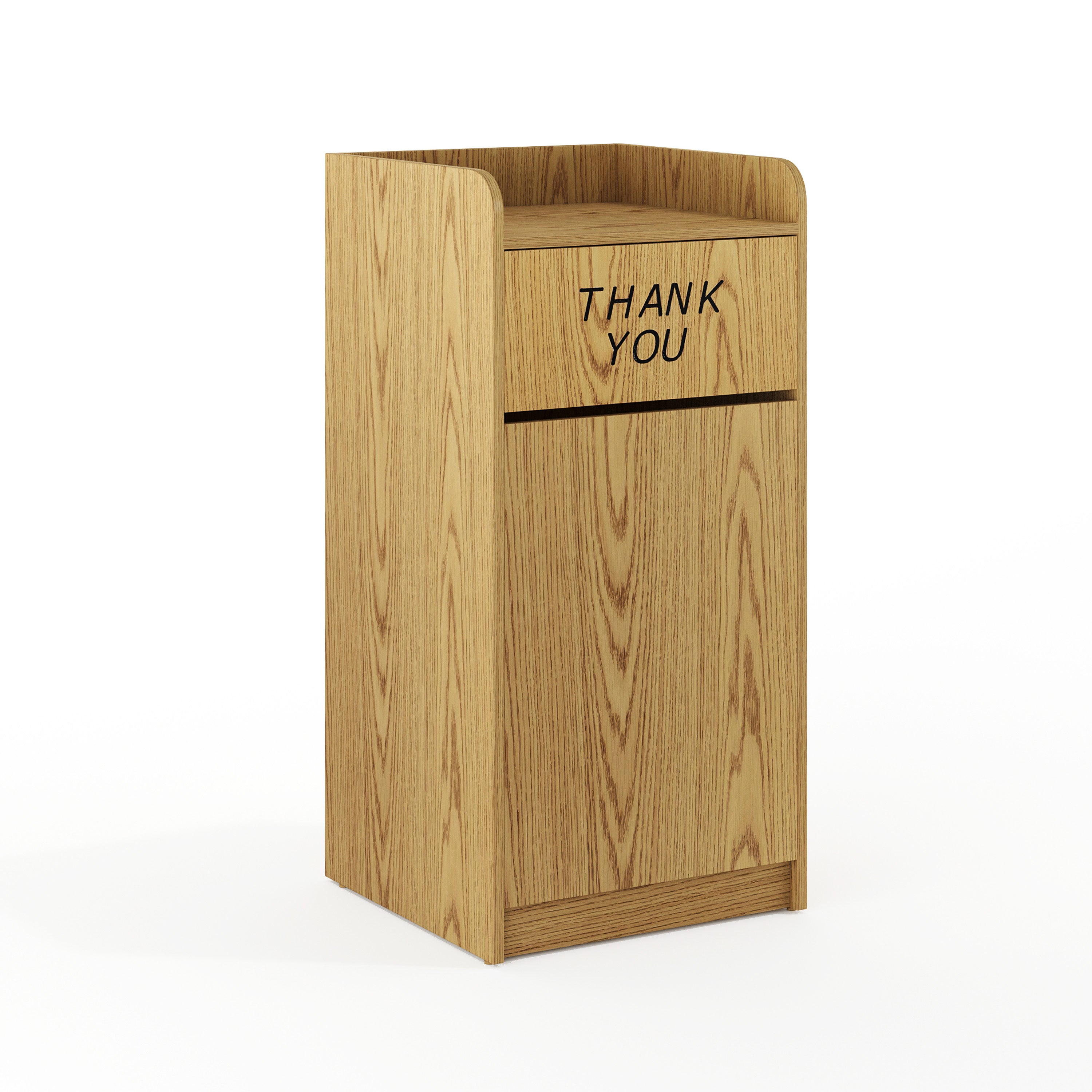 Sony Wood Tray Top Receptacle in Oak