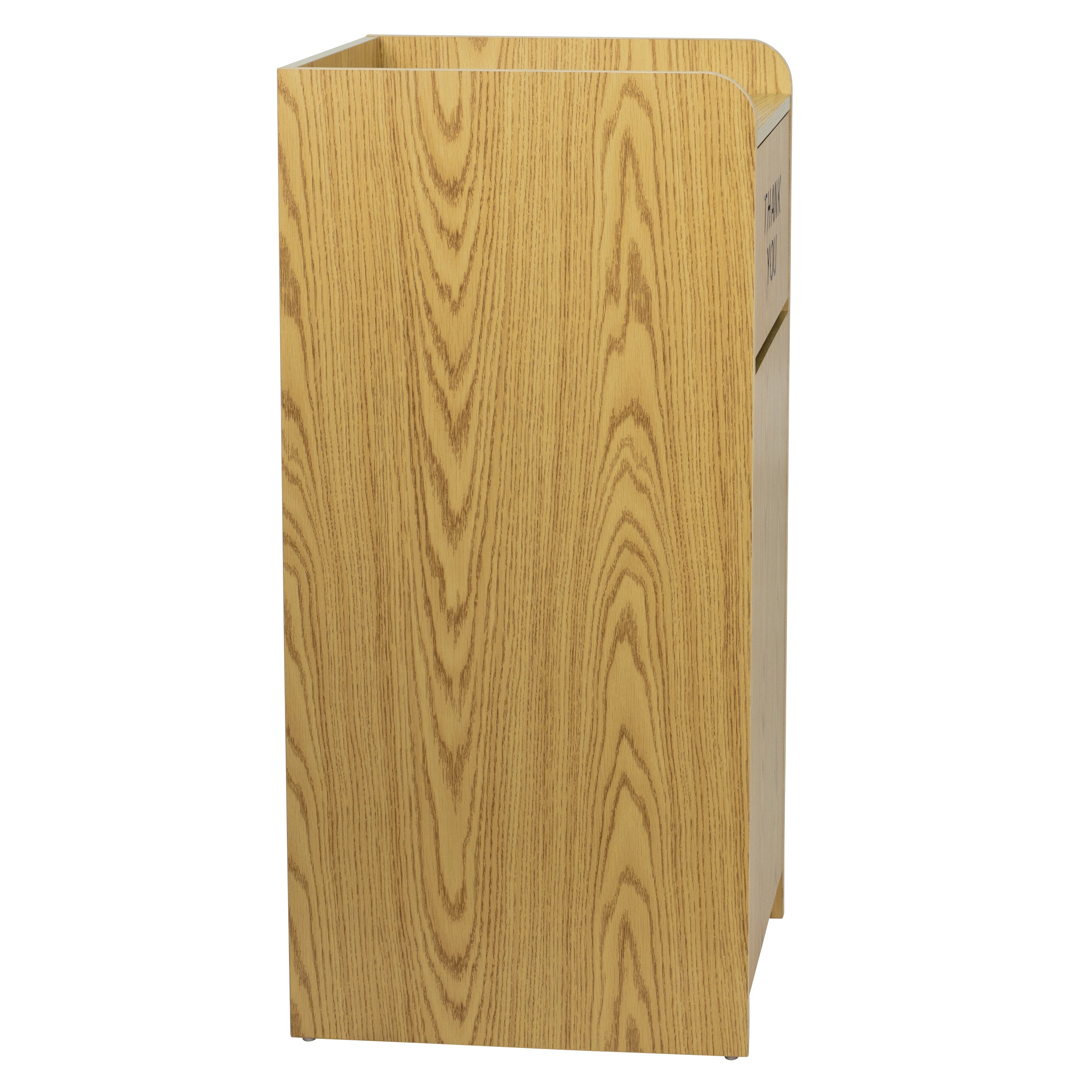 Sony Wood Tray Top Receptacle in Oak