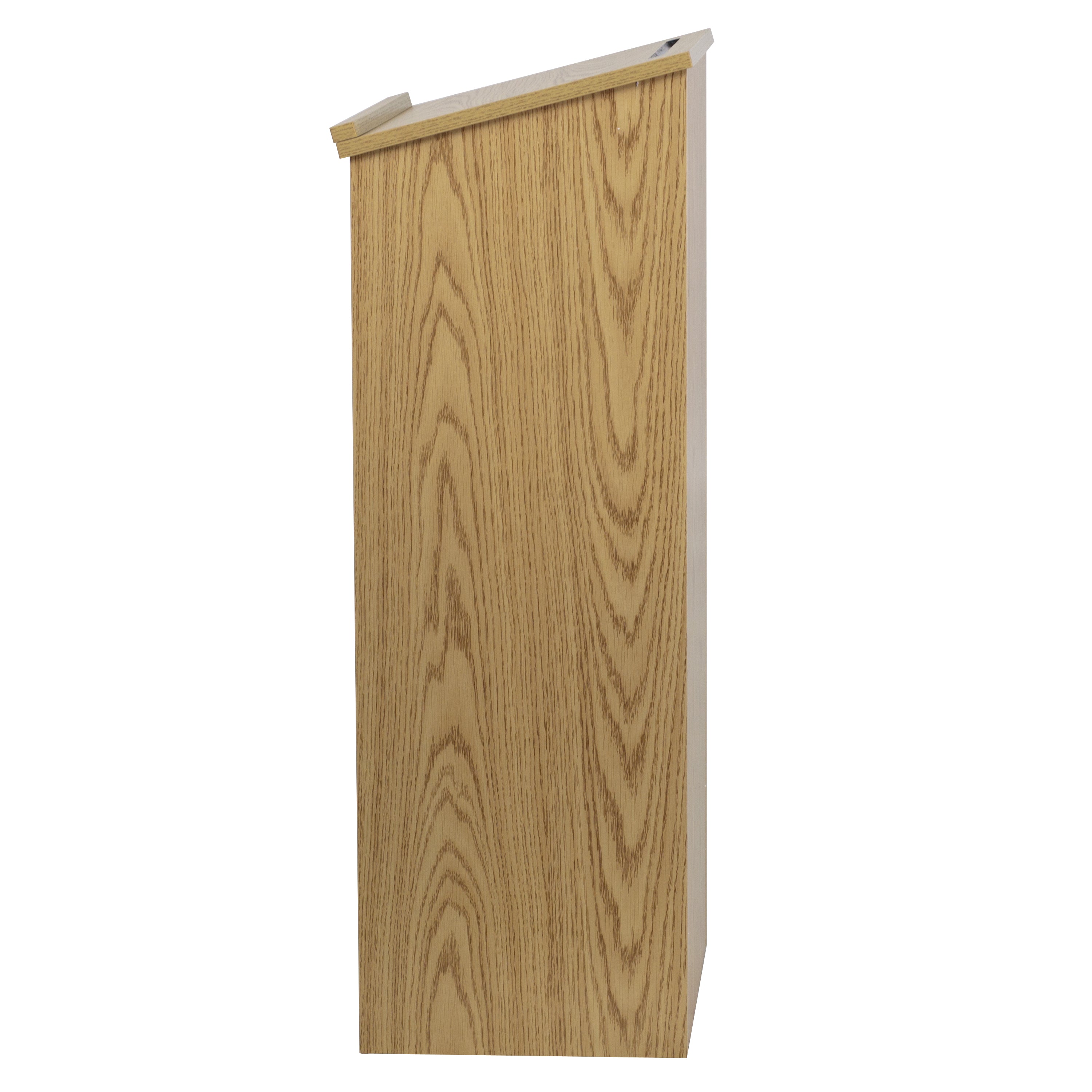 Mysta Stand-Up Wood Lectern in Oak