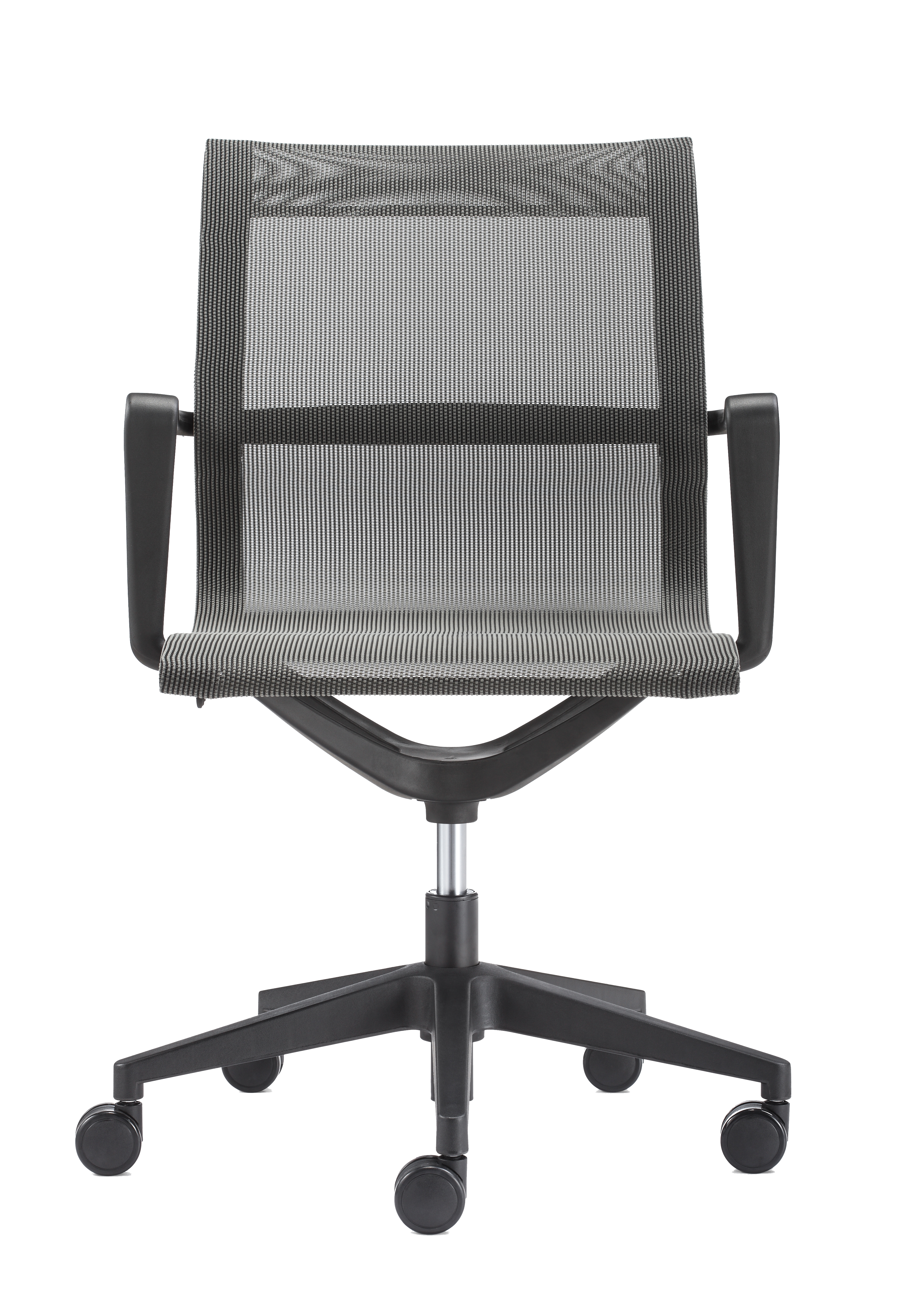 Kinetic Black Frame Designer Spider Mesh Colors - Grey Fabric