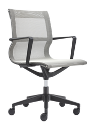 Kinetic Black Frame Designer Spider Mesh Colors - Ivory Fabric