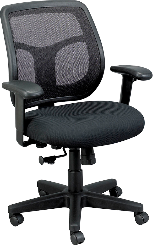 Apollo Mid/Back Chair - Dove Black