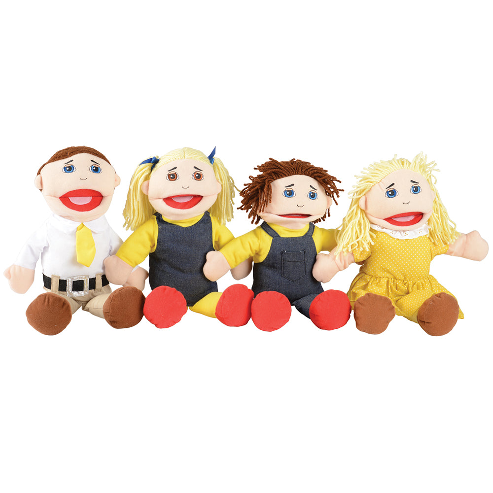 Caucasian Full Bodied Family Puppets