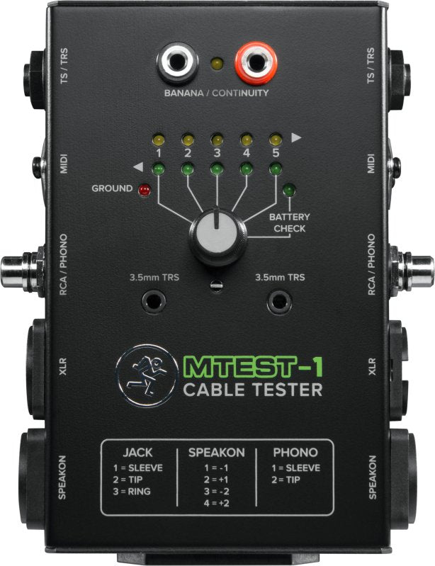 Mackie MTEST-1 Mtest-1 Cable Tester