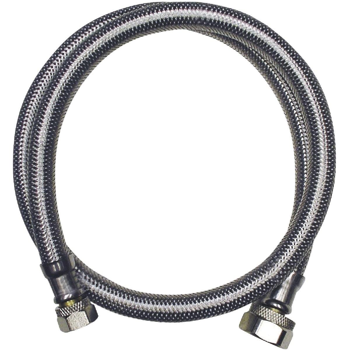 3/8 In. C X 1/2 In. F X 24 In. L Stainless Steel Faucet Connector