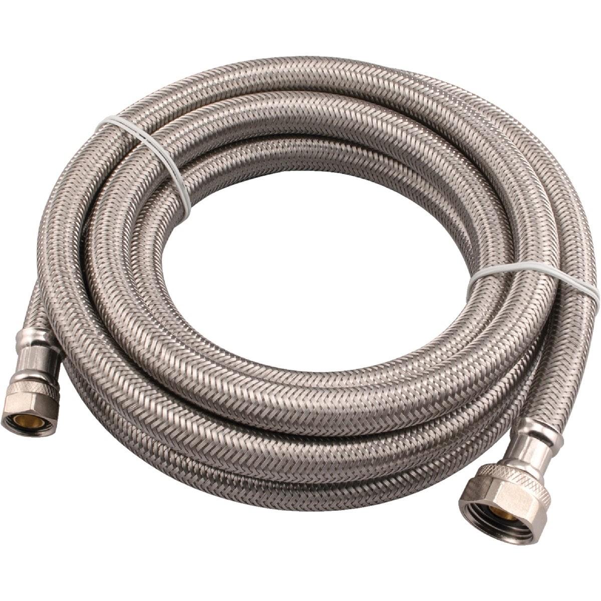3/8 In. C X 1/2 In. F X 96 In. L Stainless Steel Faucet Connector