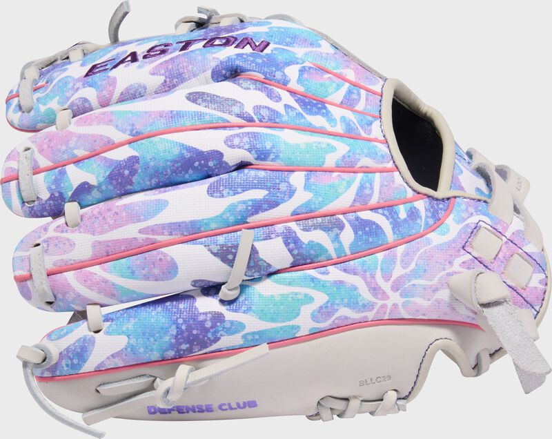 Easton Elite Series Morgan Stuart 11.5-Inch Softball Glove - Left Hand Thrower - White/Tie Dye