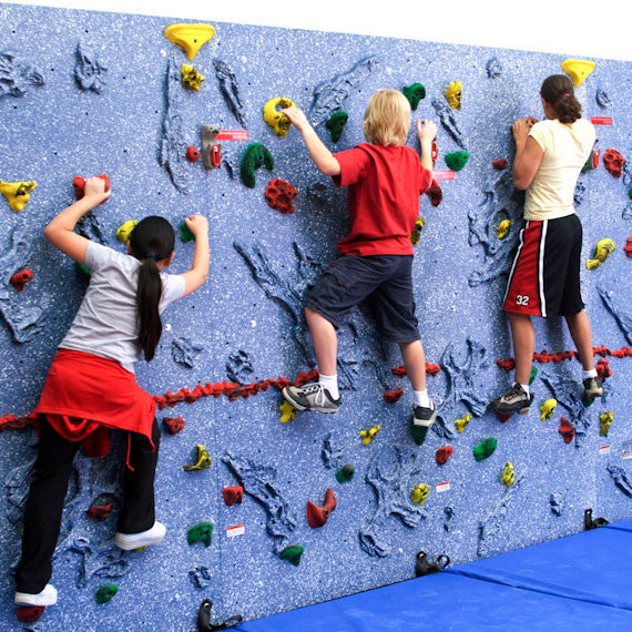 8' H MAGNA RELIEF-FEATURE WALLS - 10'H x 40'L - Package with 2"W Mats