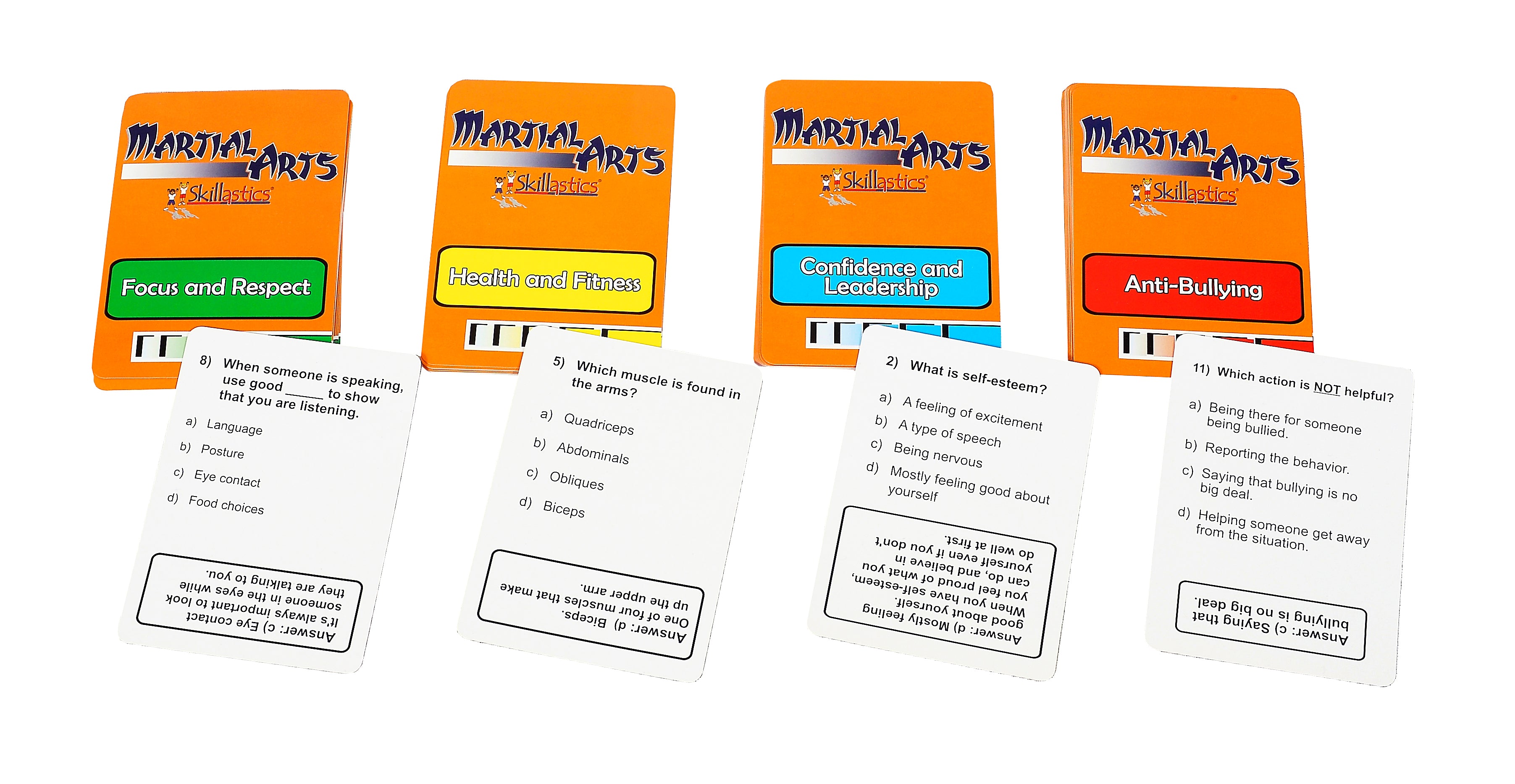 Martial Arts Skillastics® 1, Activity Kit / 1 box, Life Skills question cards