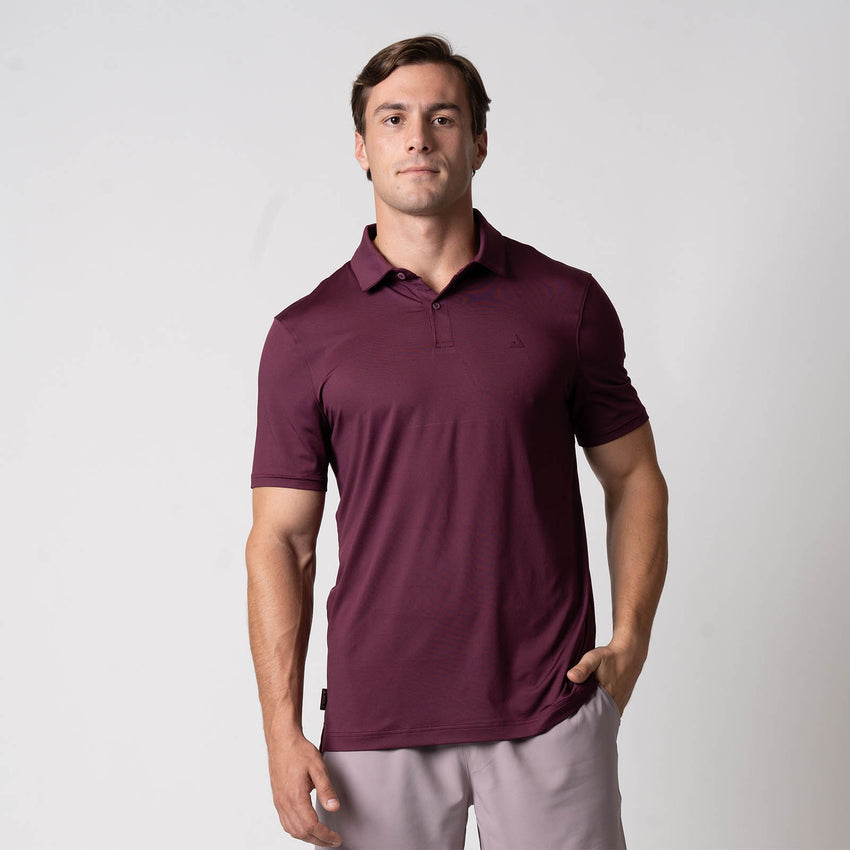 Men's Club Polo (Bordeaux) - M