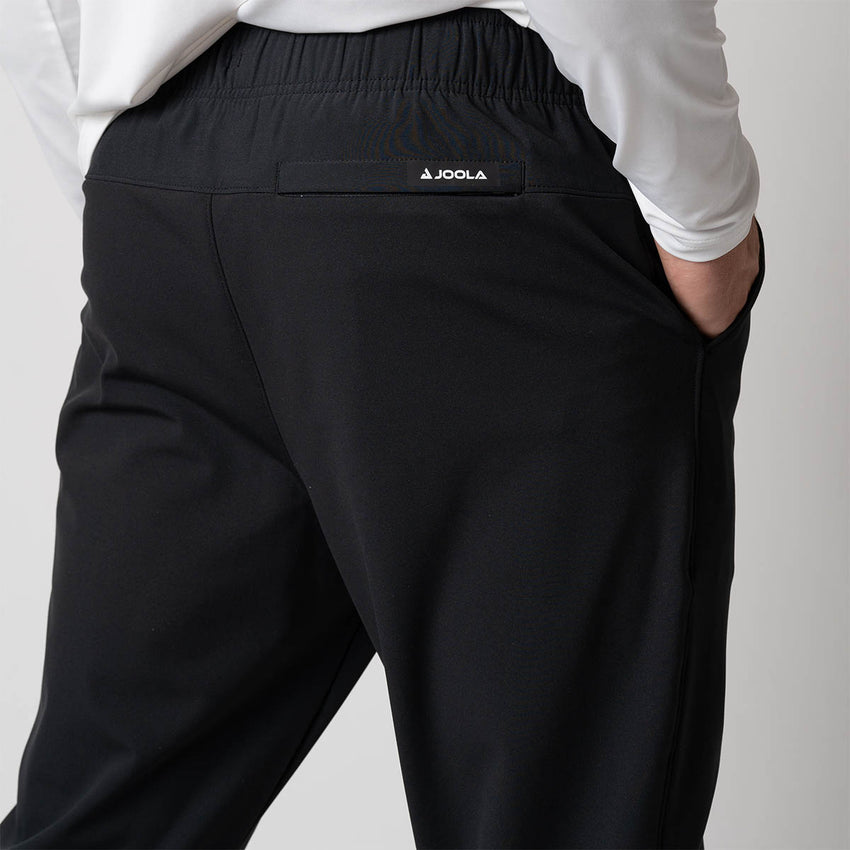 Men's Warm Up Tapereded Pants (Black) - S