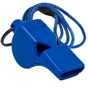 Mini Safety W/ Breakaway Lanyard Whistle - BLUE
