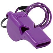 Mini Safety W/ Breakaway Lanyard Whistle - PURPLE