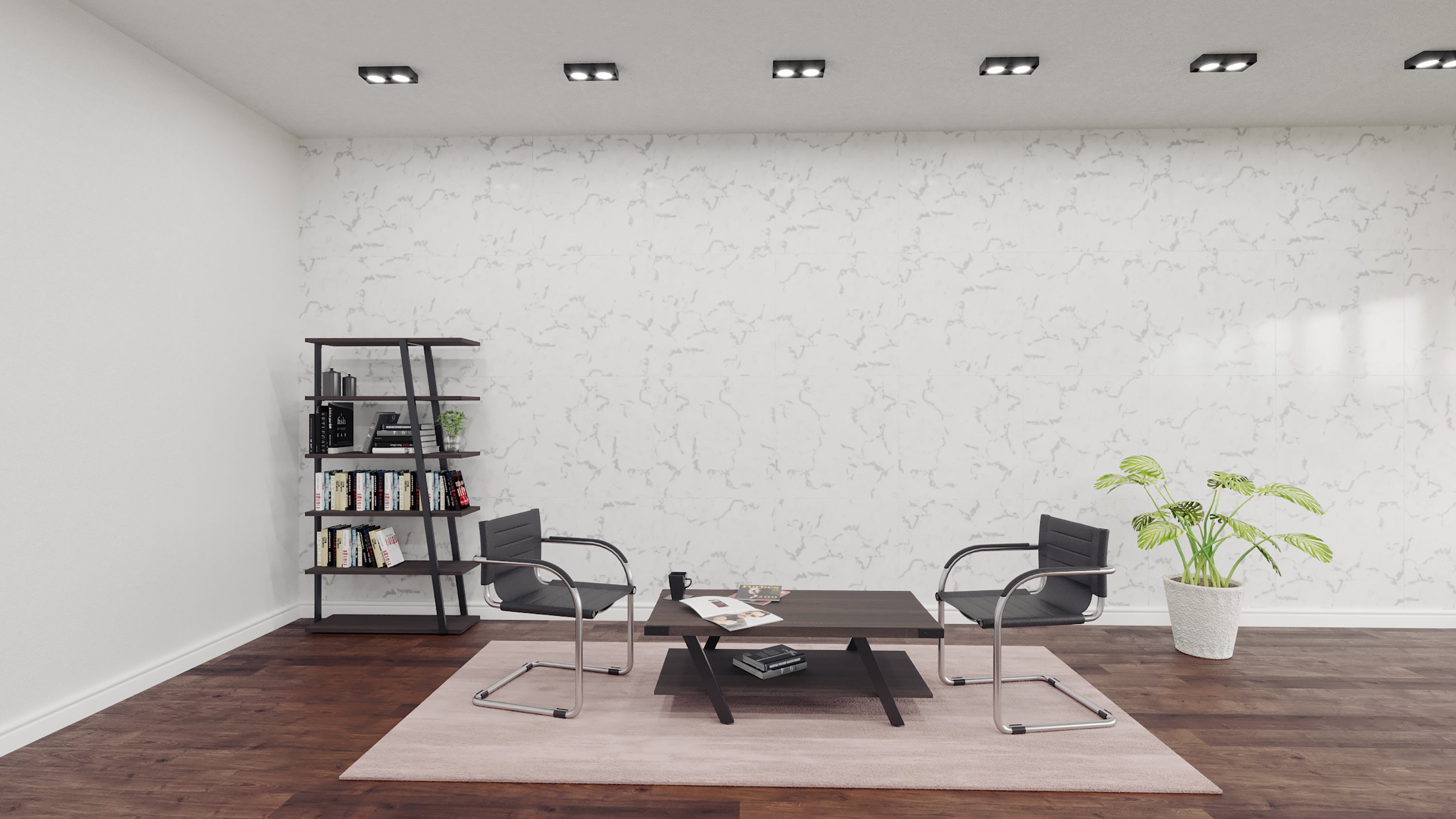 Mirella 5 Shelf Bookcase