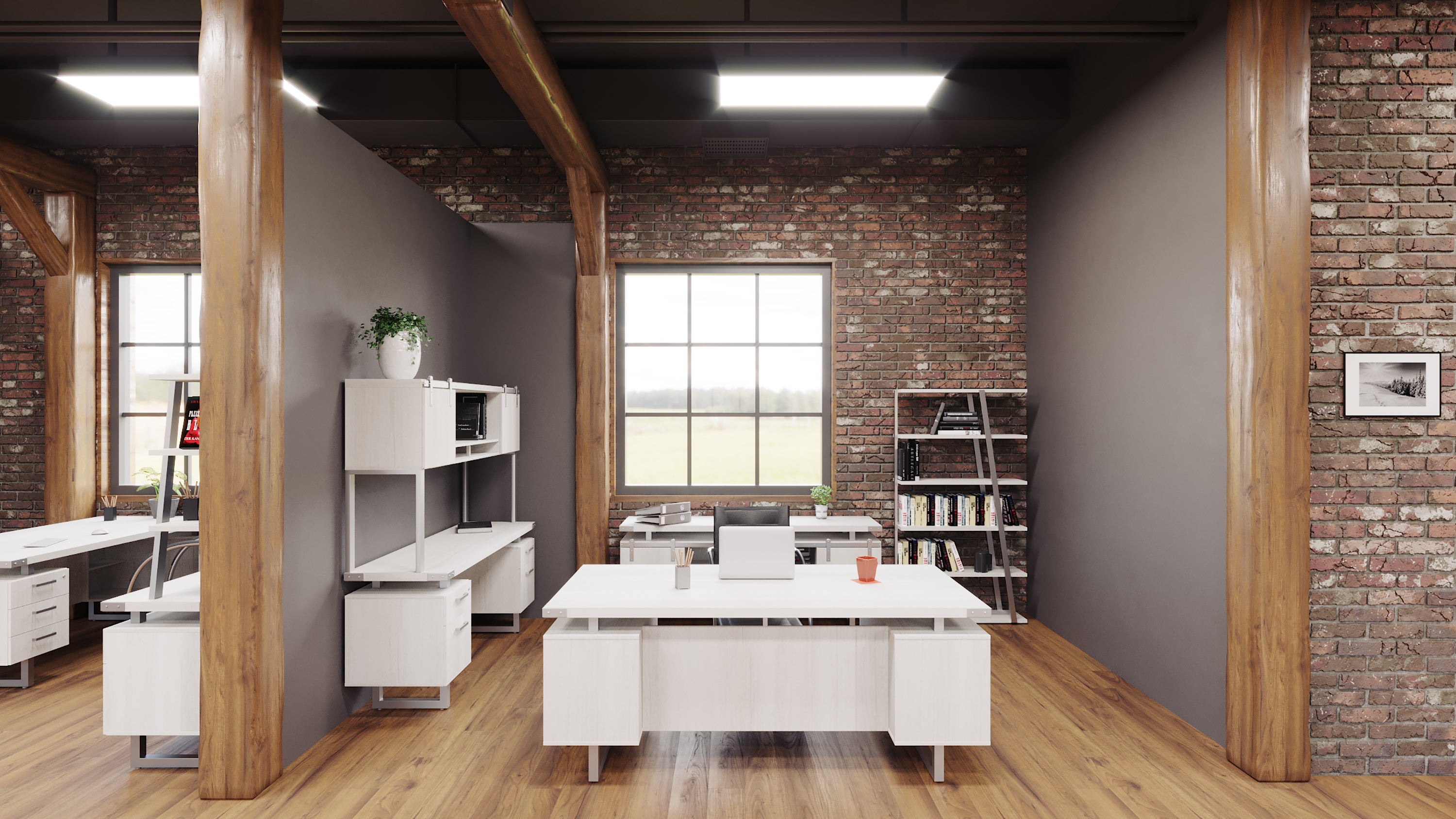 Mirella 72" Hutch Wood Doors
