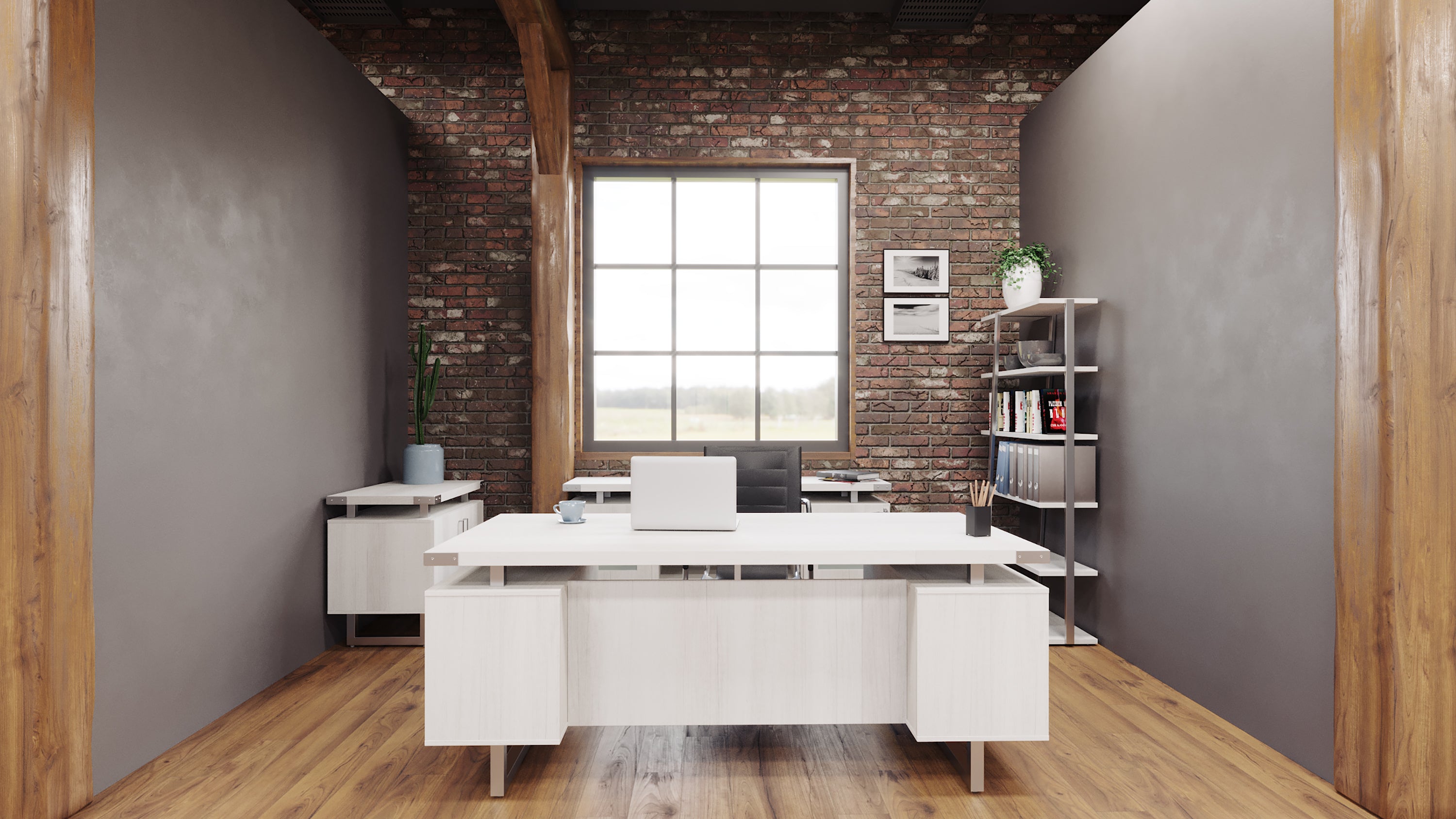 Mirella Low Wall Cabinet Glass