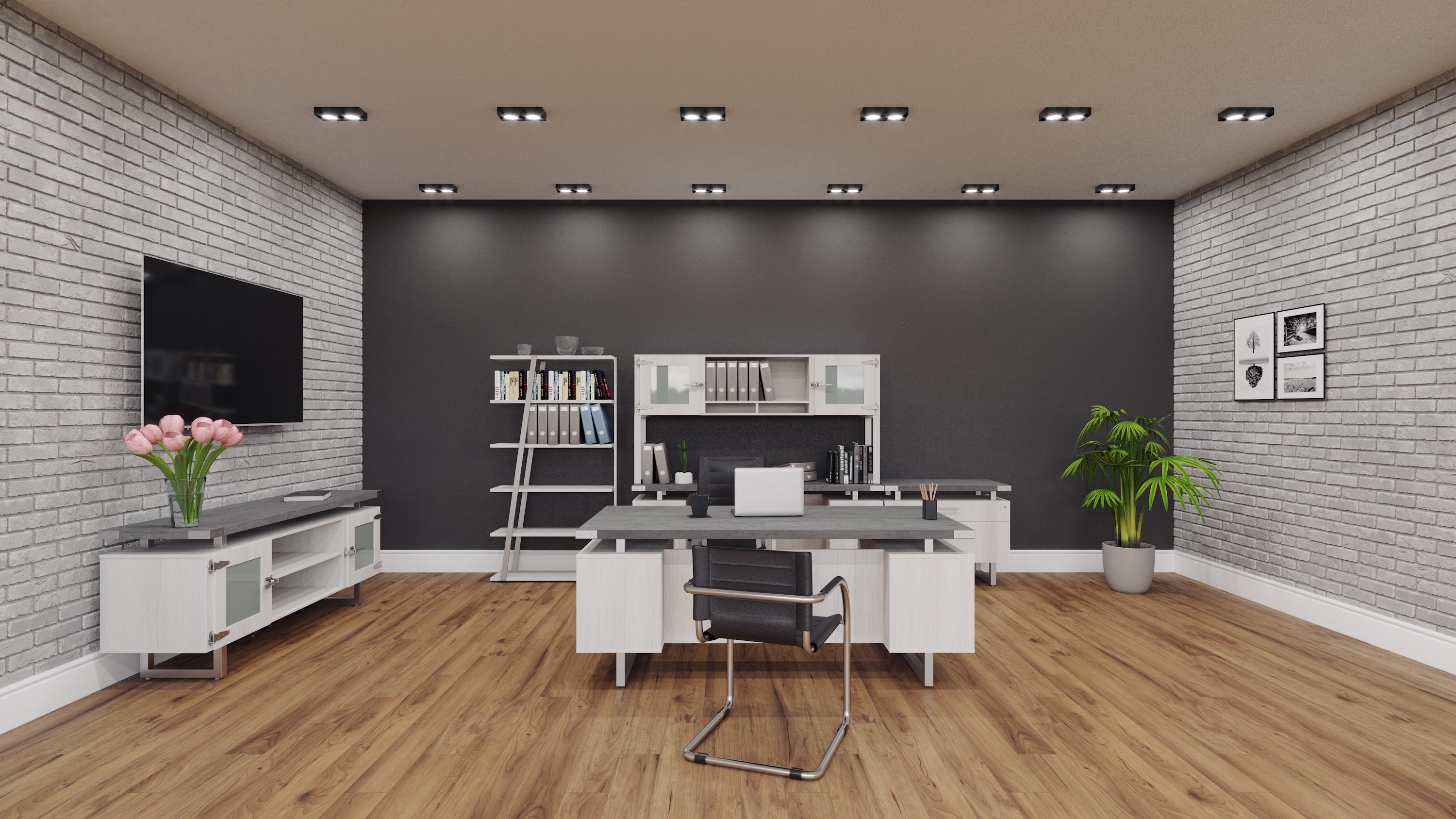Mirella Low Wall Cabinet Glass