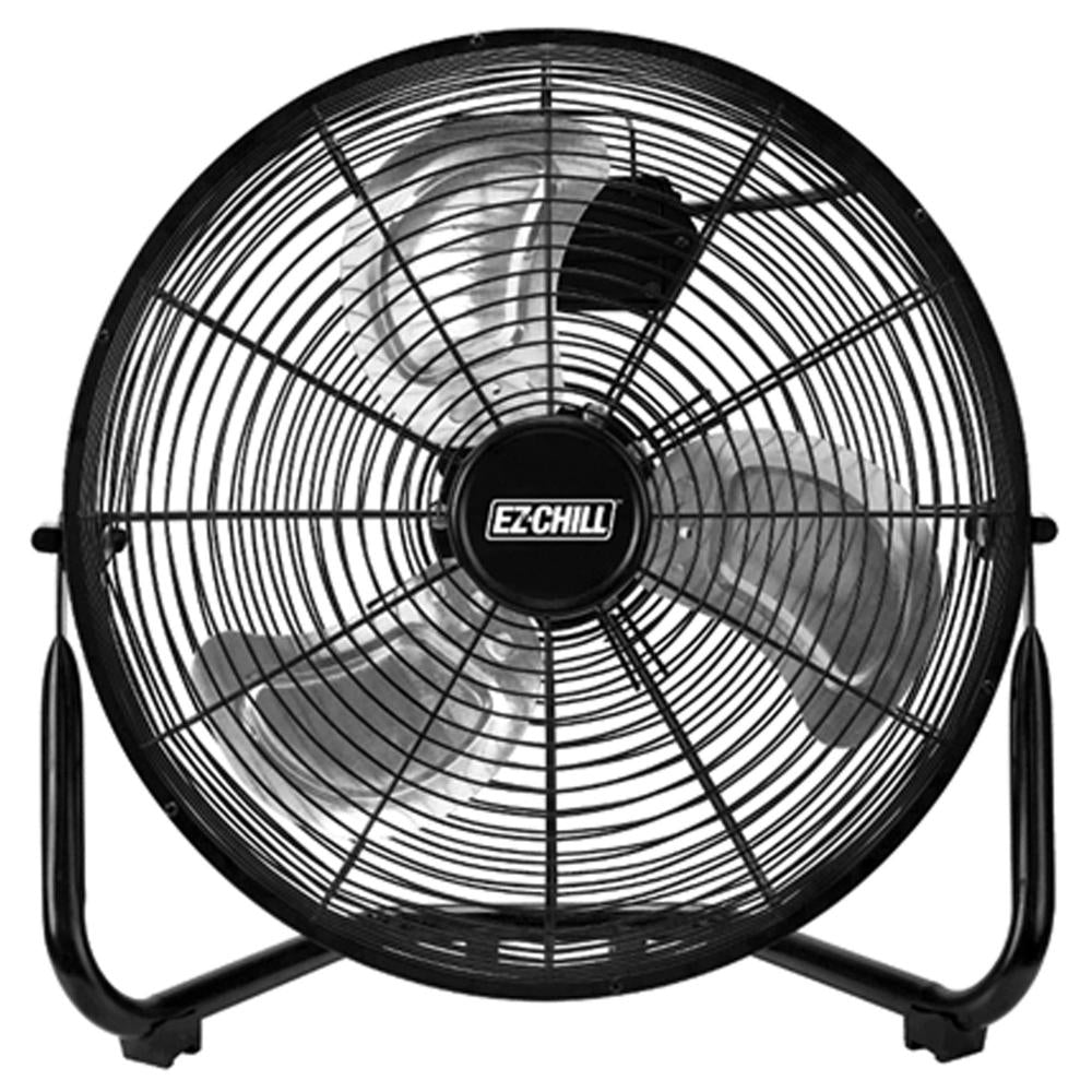 EZ CHILL EZ Chill 14-inch High-Velocity 3-Speed Floor Fan - Black